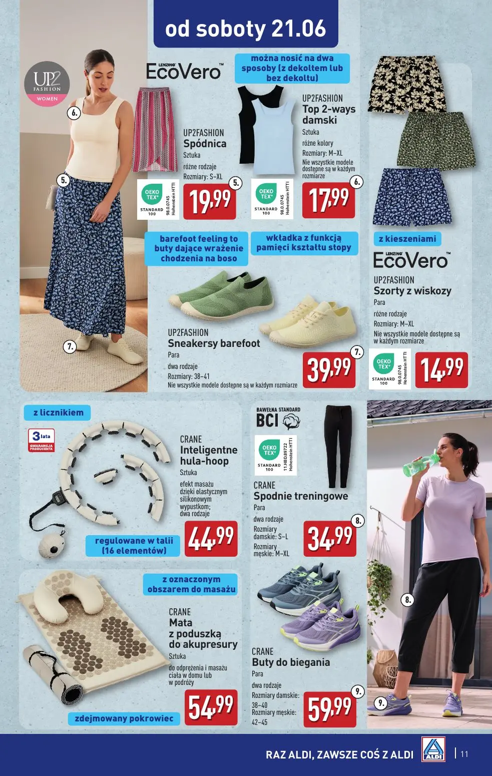 gazetka promocyjna ALDI Artykuły przemysłowe i tekstylia od środy i od soboty - Strona 11