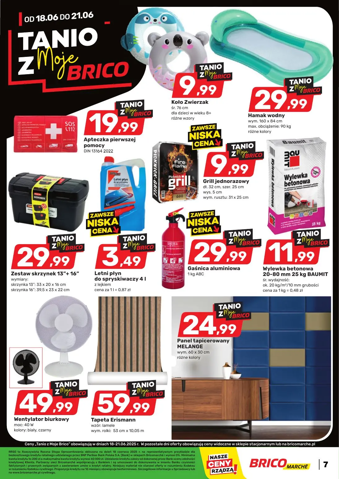 gazetka promocyjna BRICOMARCHE Tanio z Moje Brico - Strona 1