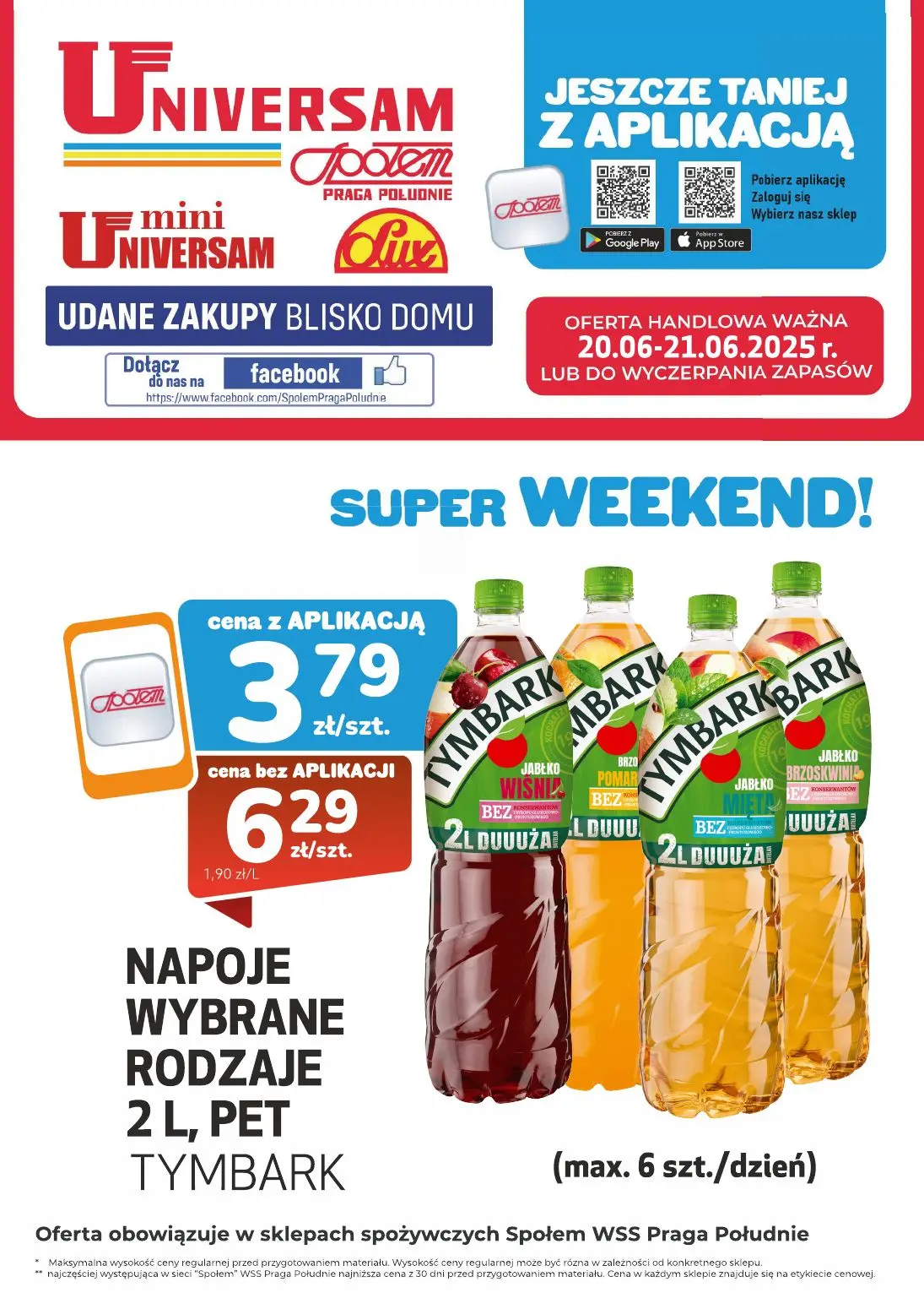 gazetka promocyjna Społem Praga Super Weekend - Strona 1