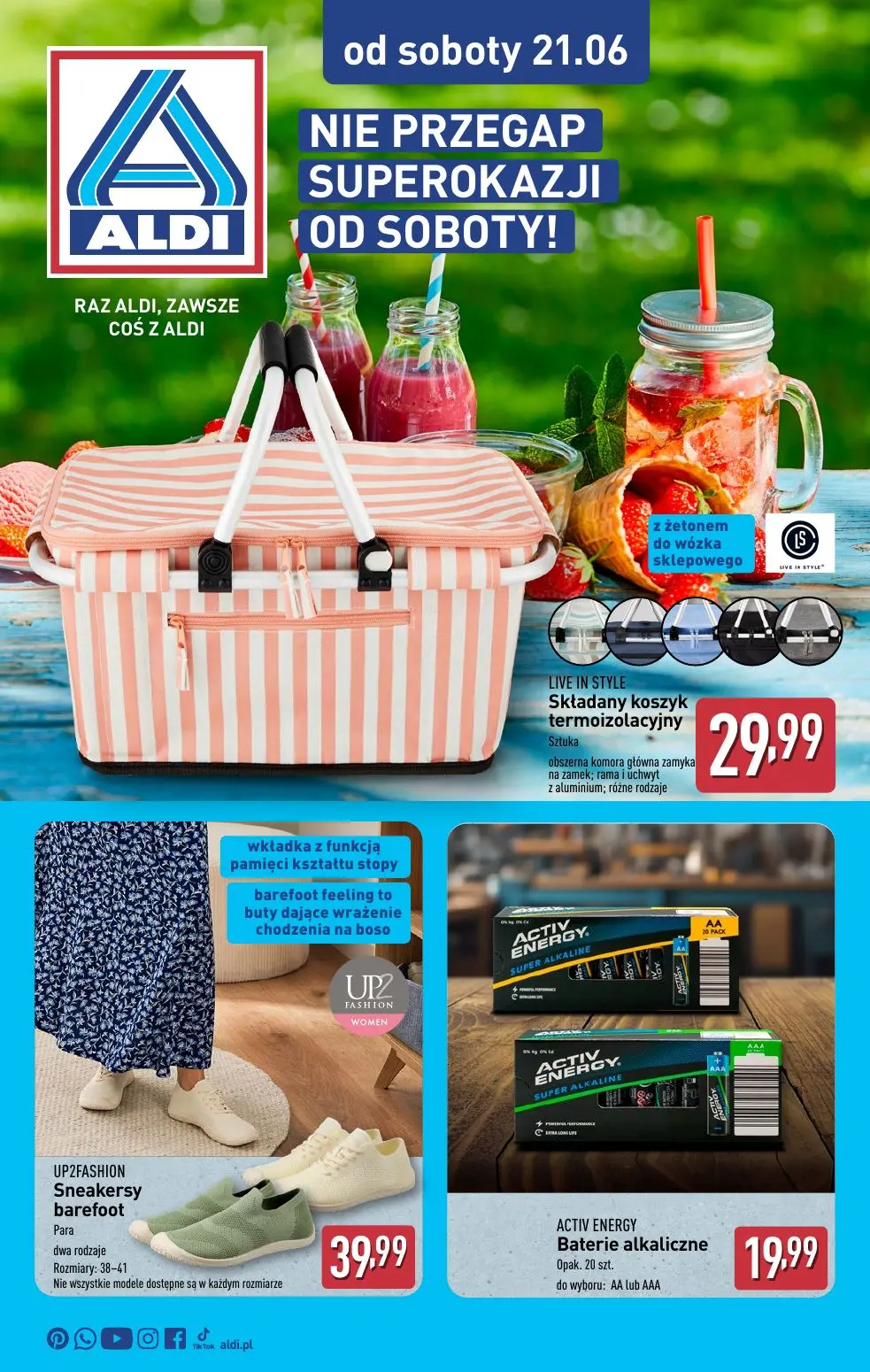 gazetka promocyjna ALDI Oferty od soboty - Strona 1