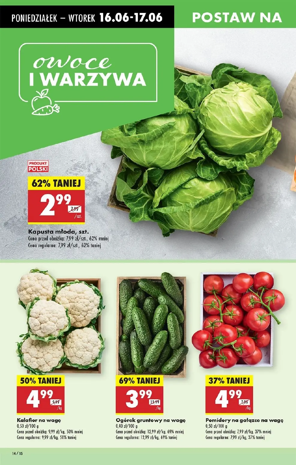 gazetka promocyjna Biedronka Od poniedziałku. Lada tradycyjna - Strona 16