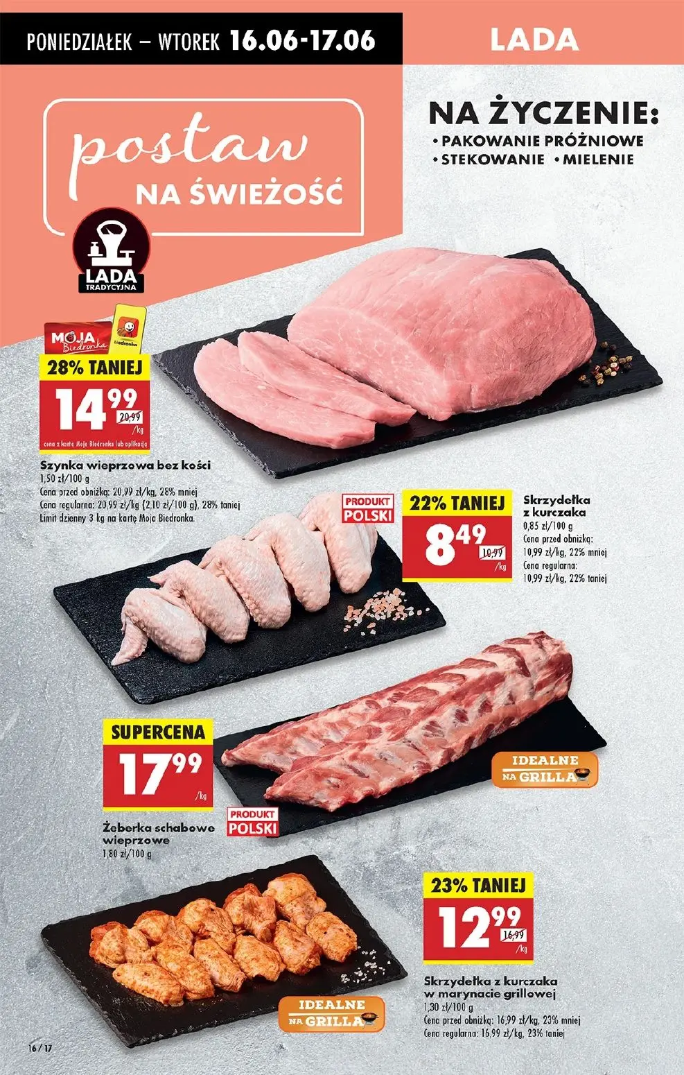 gazetka promocyjna Biedronka Od poniedziałku. Lada tradycyjna - Strona 22