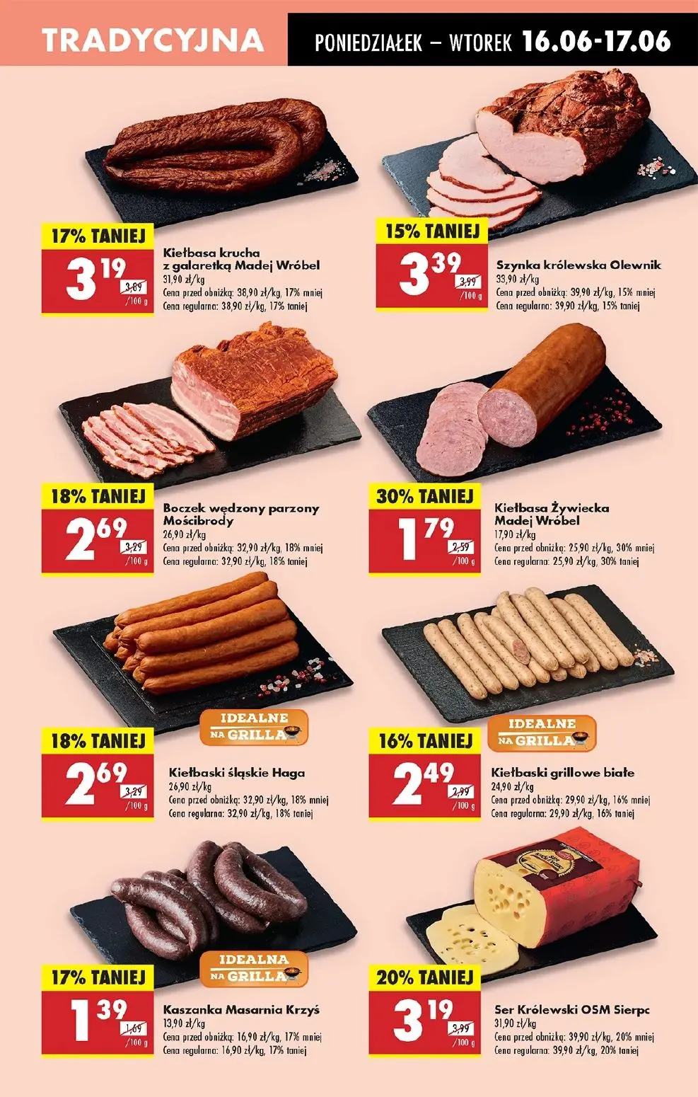gazetka promocyjna Biedronka Od poniedziałku. Lada tradycyjna - Strona 23