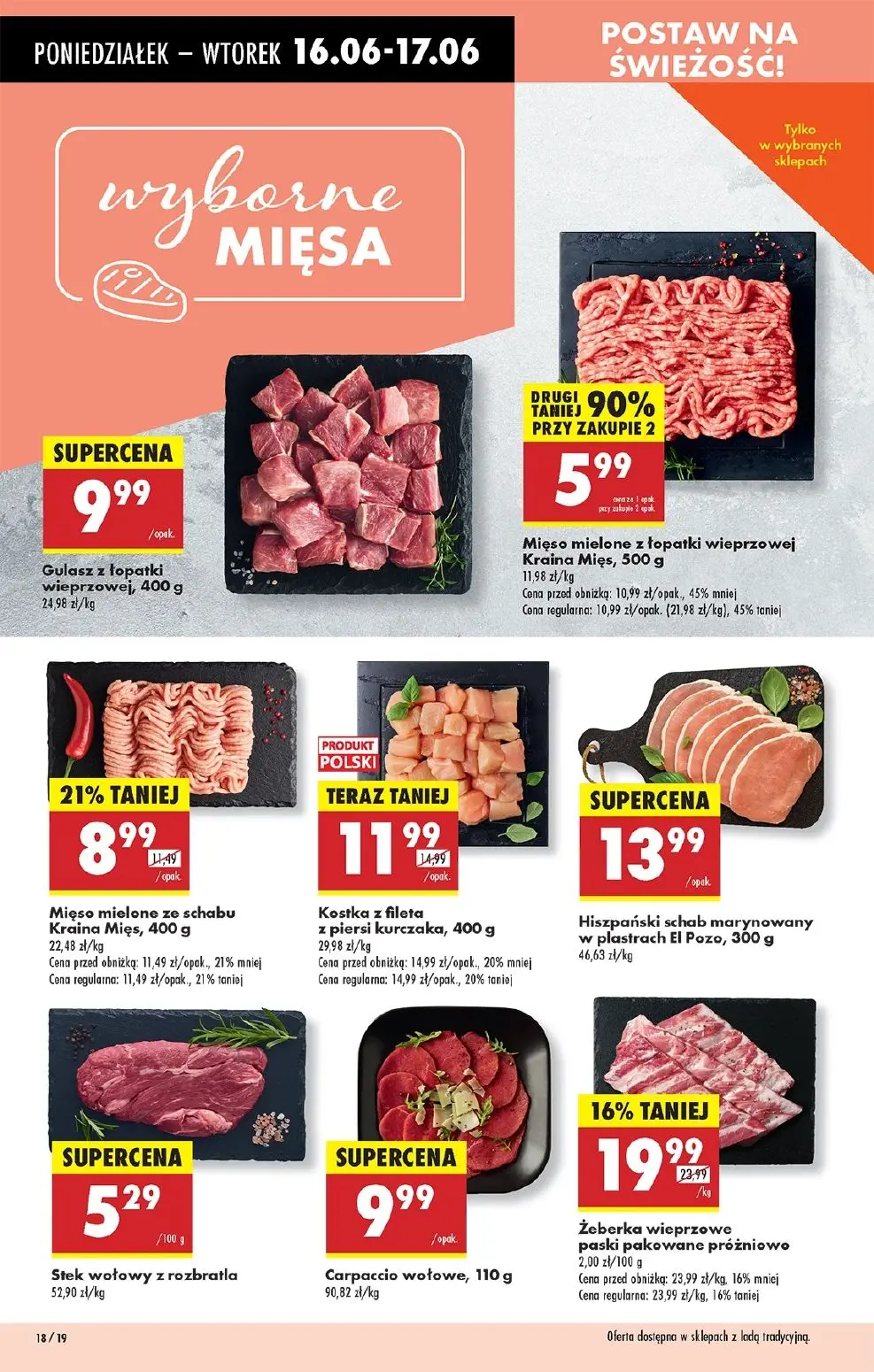 gazetka promocyjna Biedronka Od poniedziałku. Lada tradycyjna - Strona 24