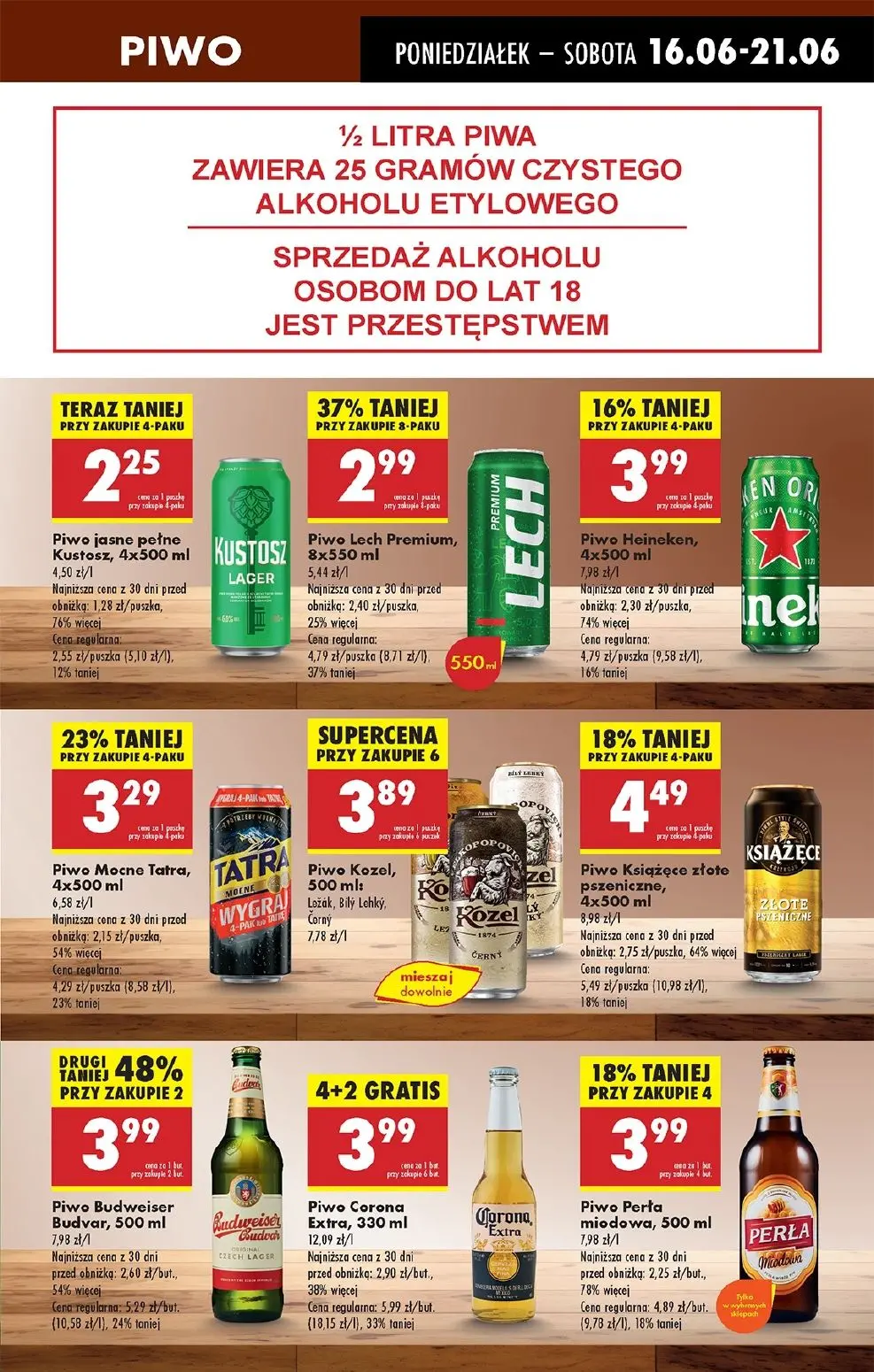 gazetka promocyjna Biedronka Od poniedziałku. Lada tradycyjna - Strona 57