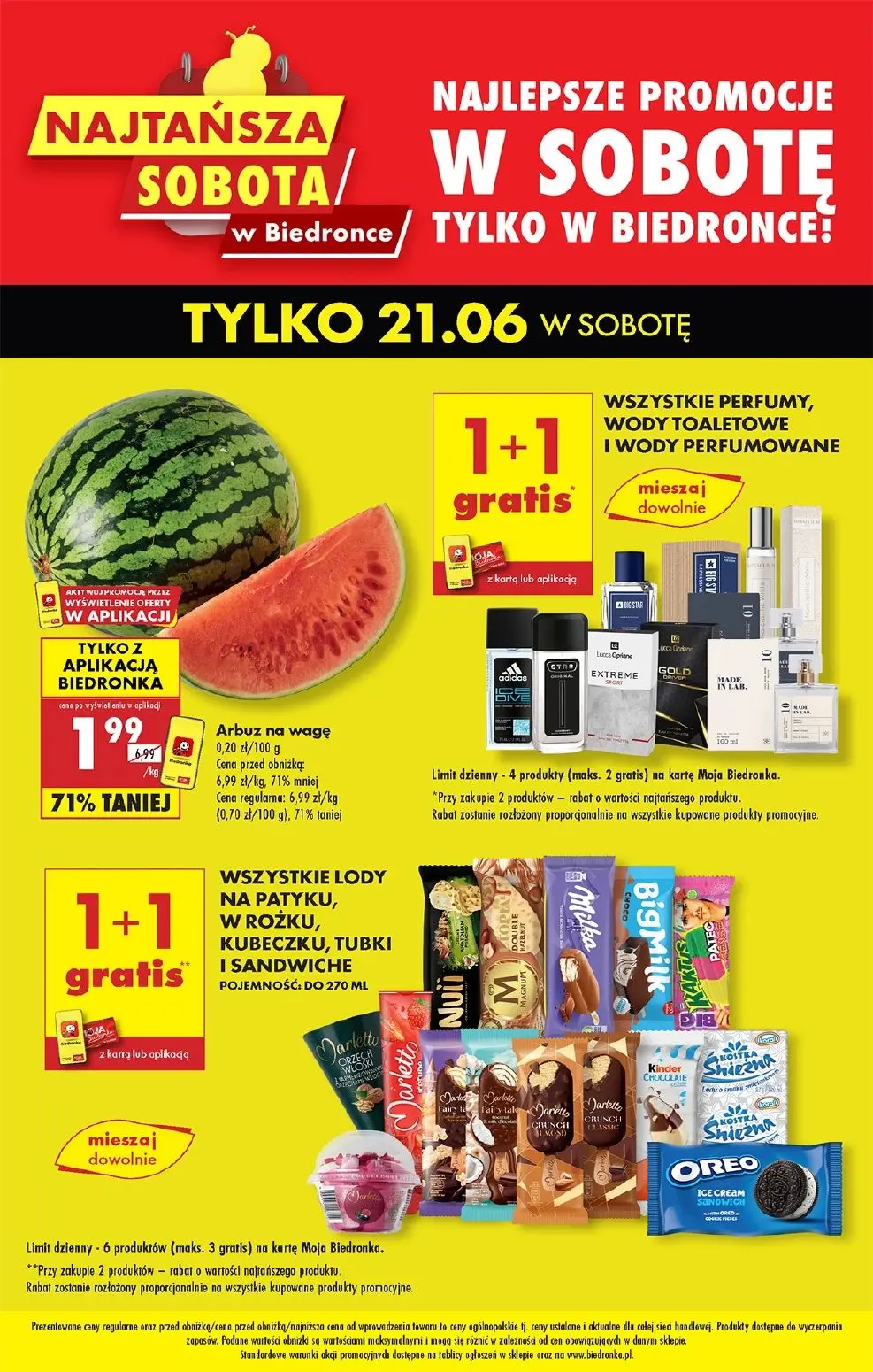 gazetka promocyjna Biedronka Najtańsza sobota - Strona 1