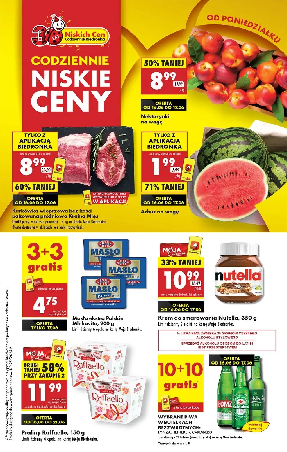 gazetka promocyjna Biedronka Od poniedziałku - Strona 1