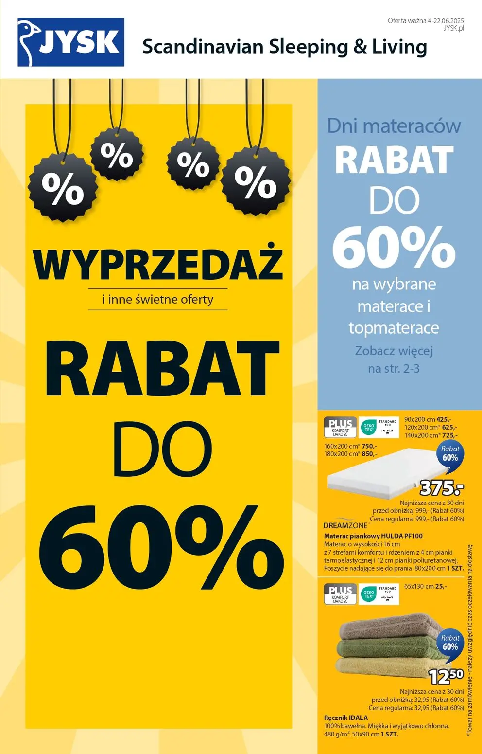 gazetka promocyjna JYSK Wyprzedaż - Strona 1
