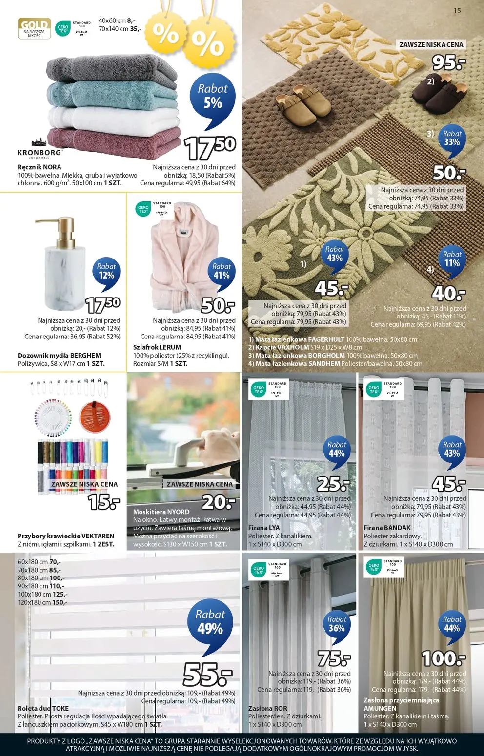gazetka promocyjna JYSK Wyprzedaż - Strona 15