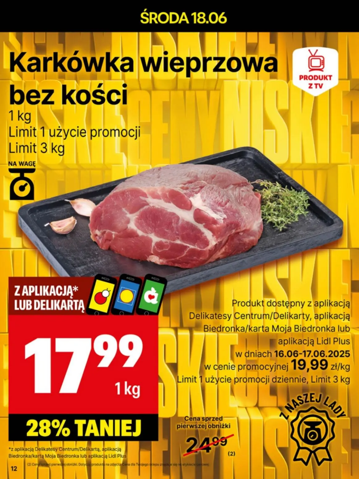 gazetka promocyjna Delikatesy Centrum Od poniedziałku - Strona 12