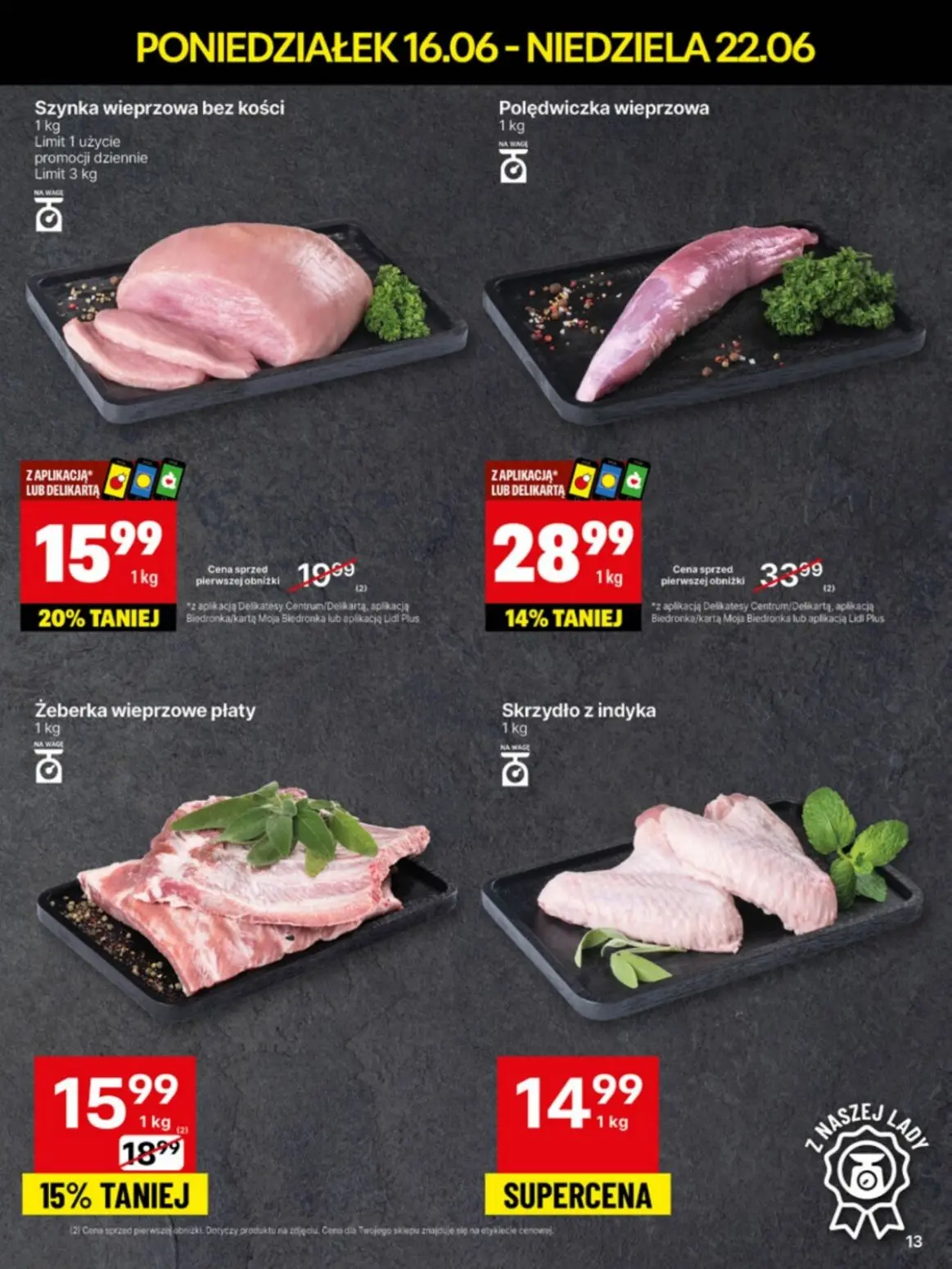 gazetka promocyjna Delikatesy Centrum Od poniedziałku - Strona 13