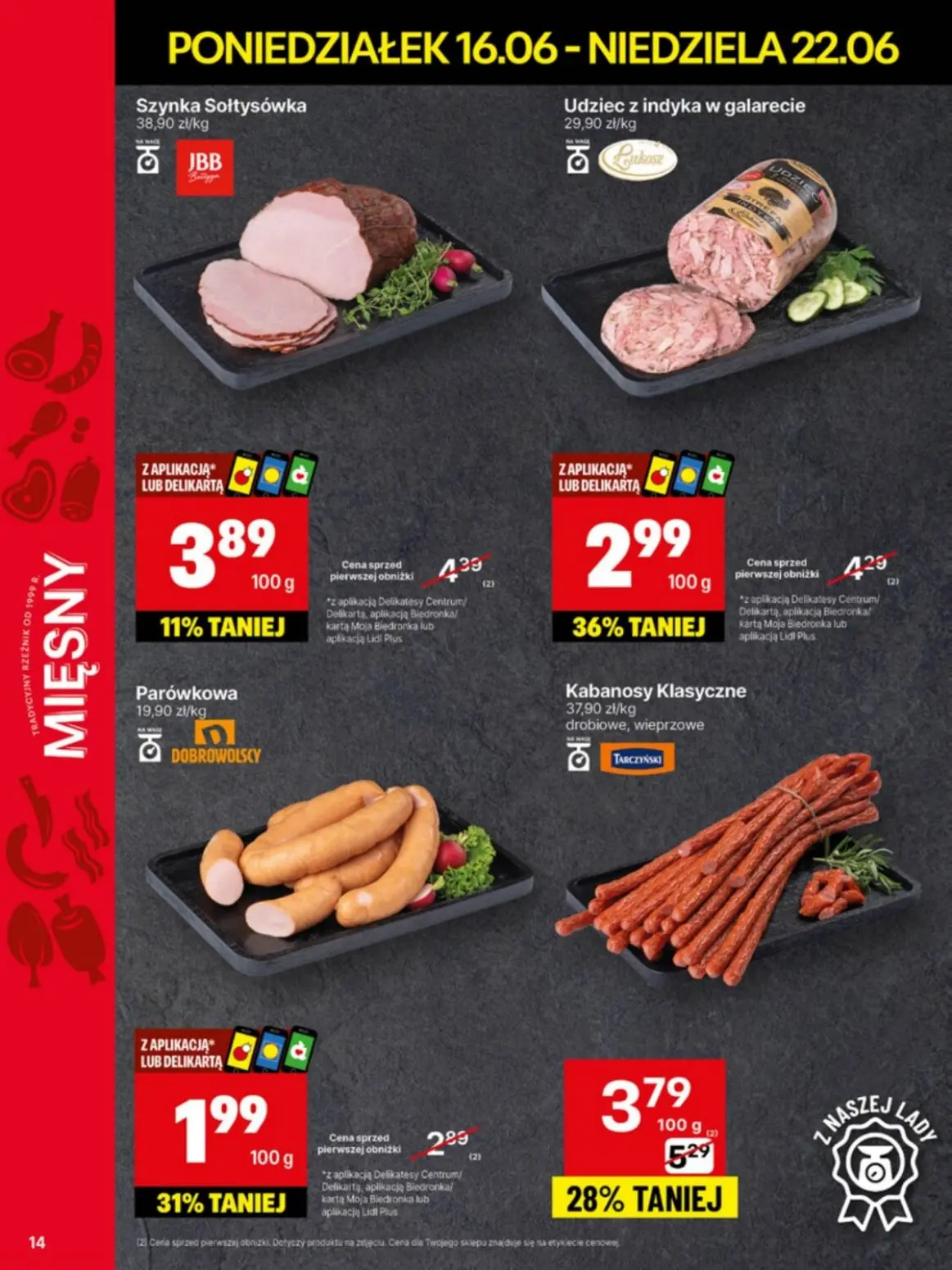 gazetka promocyjna Delikatesy Centrum Od poniedziałku - Strona 14