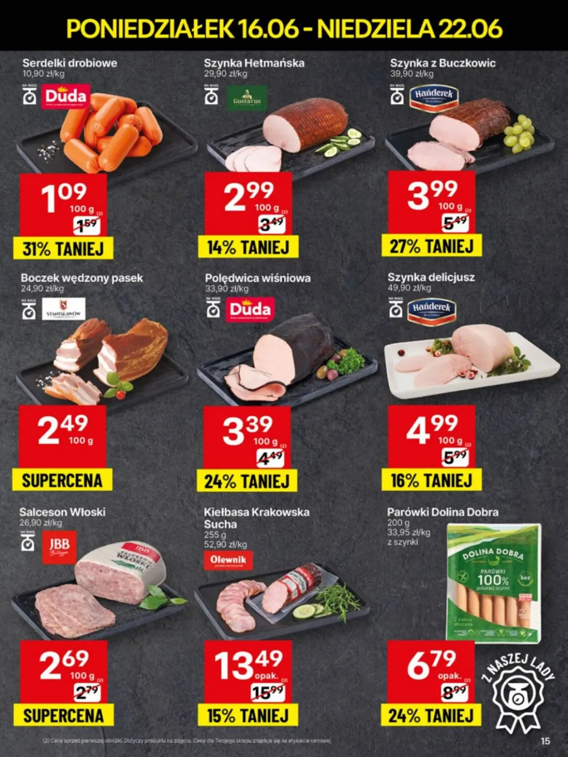 gazetka promocyjna Delikatesy Centrum Od poniedziałku - Strona 15