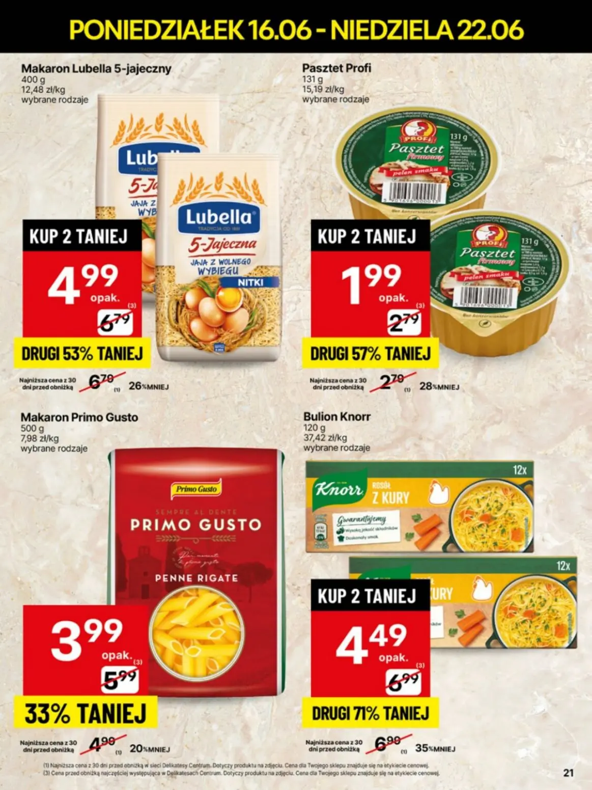 gazetka promocyjna Delikatesy Centrum Od poniedziałku - Strona 21