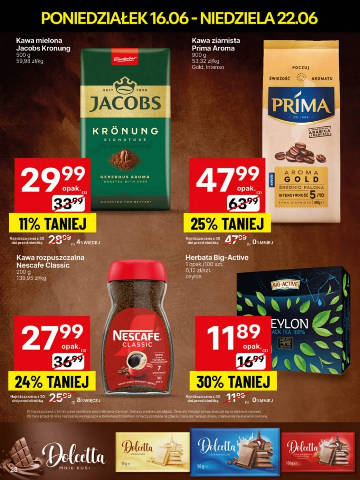 gazetka promocyjna Delikatesy Centrum Od poniedziałku - Strona 28