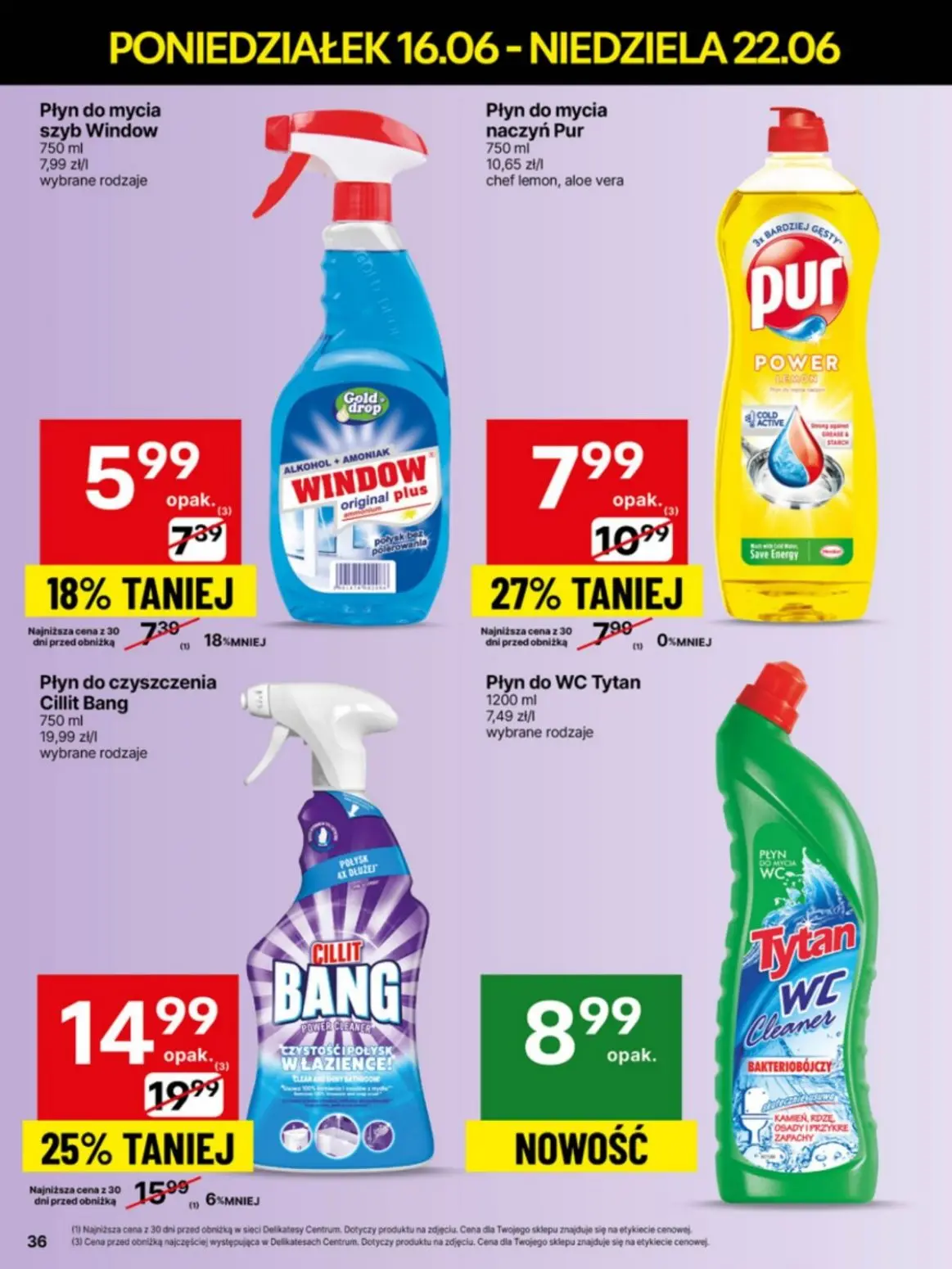 gazetka promocyjna Delikatesy Centrum Od poniedziałku - Strona 36