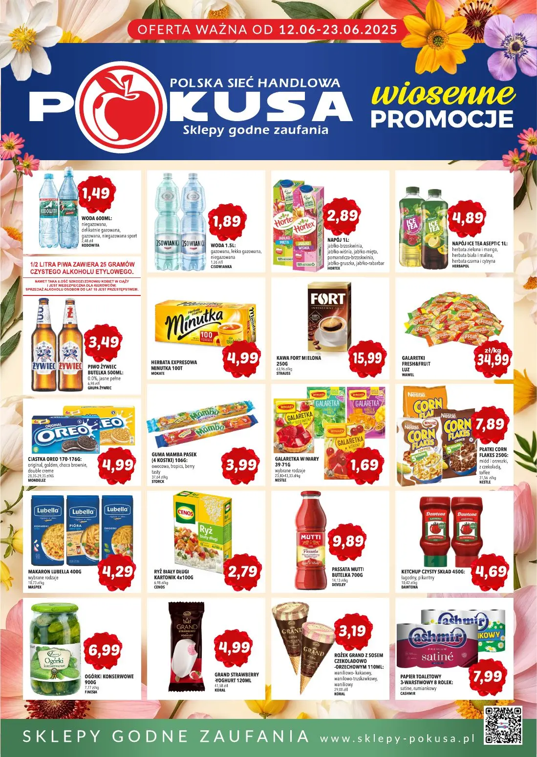 gazetka promocyjna Pokusa Wiosenne promocje - Strona 1