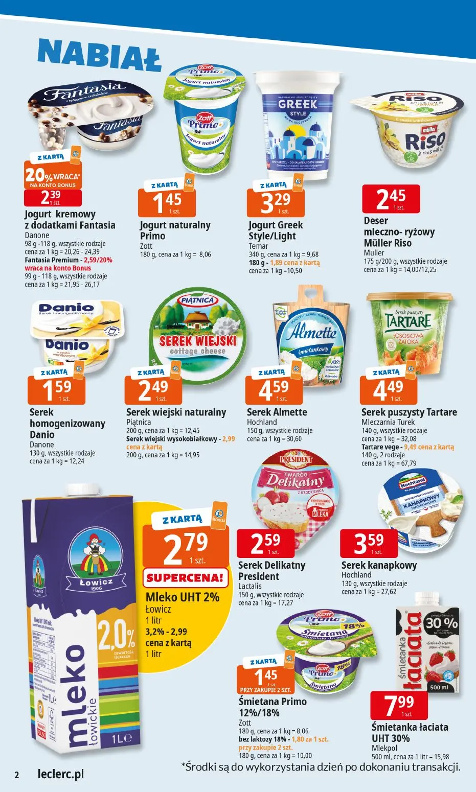 gazetka promocyjna E.Leclerc Tanio to tu! - Strona 2