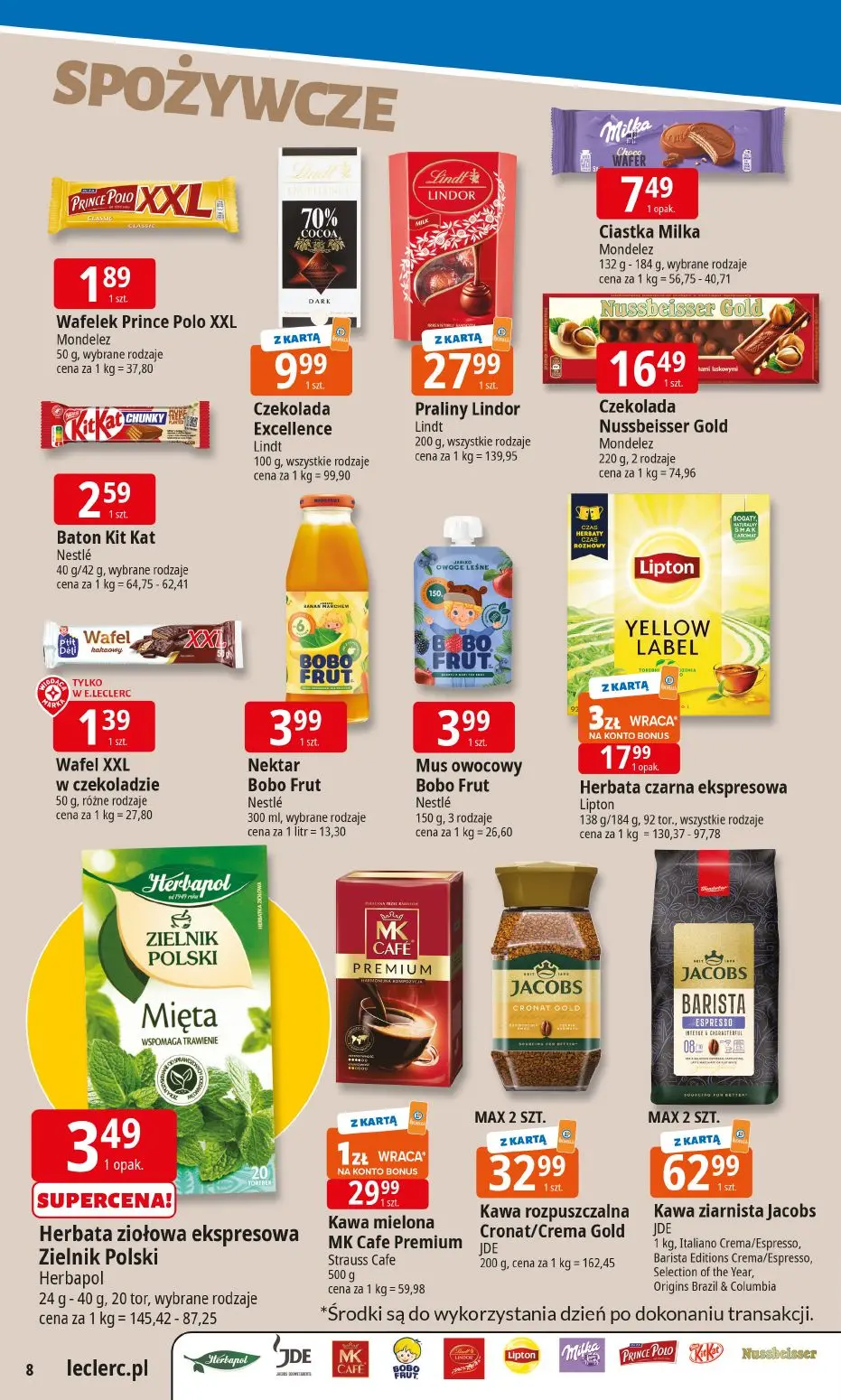 gazetka promocyjna E.Leclerc Tanio to tu! - Strona 8