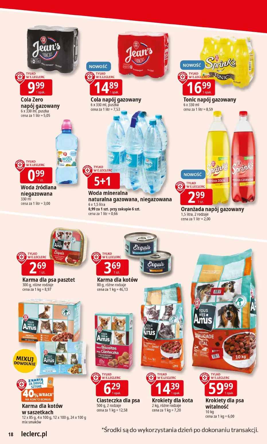 gazetka promocyjna E.Leclerc Tanio to tu! - Strona 18