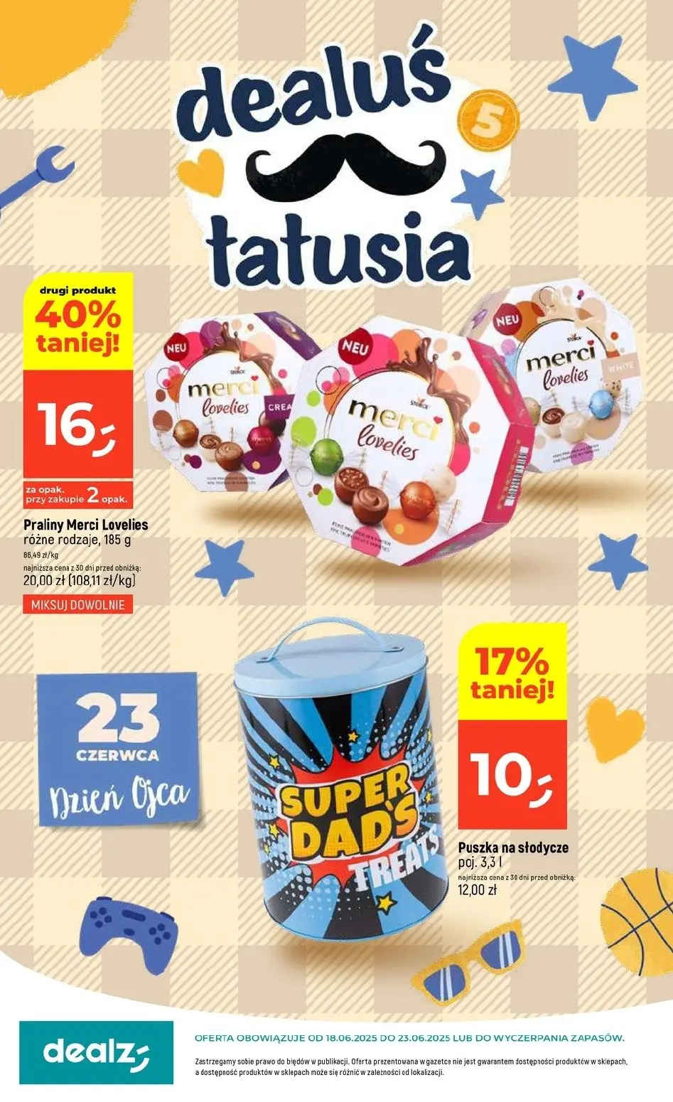 gazetka promocyjna Dealz Dealuś Tatusia - Strona 1