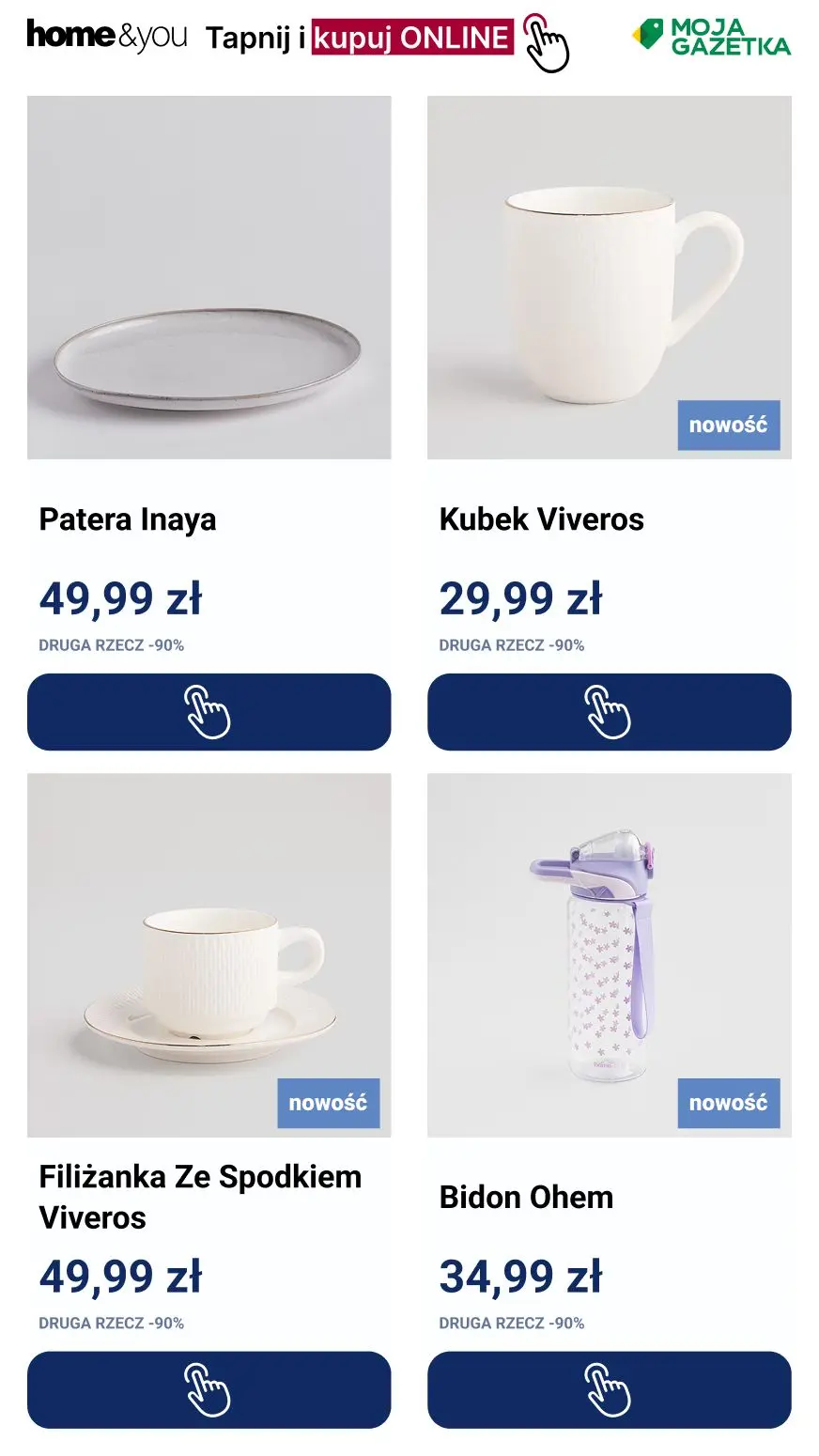 gazetka promocyjna home&you Promocja druga rzecz -90% - Strona 15