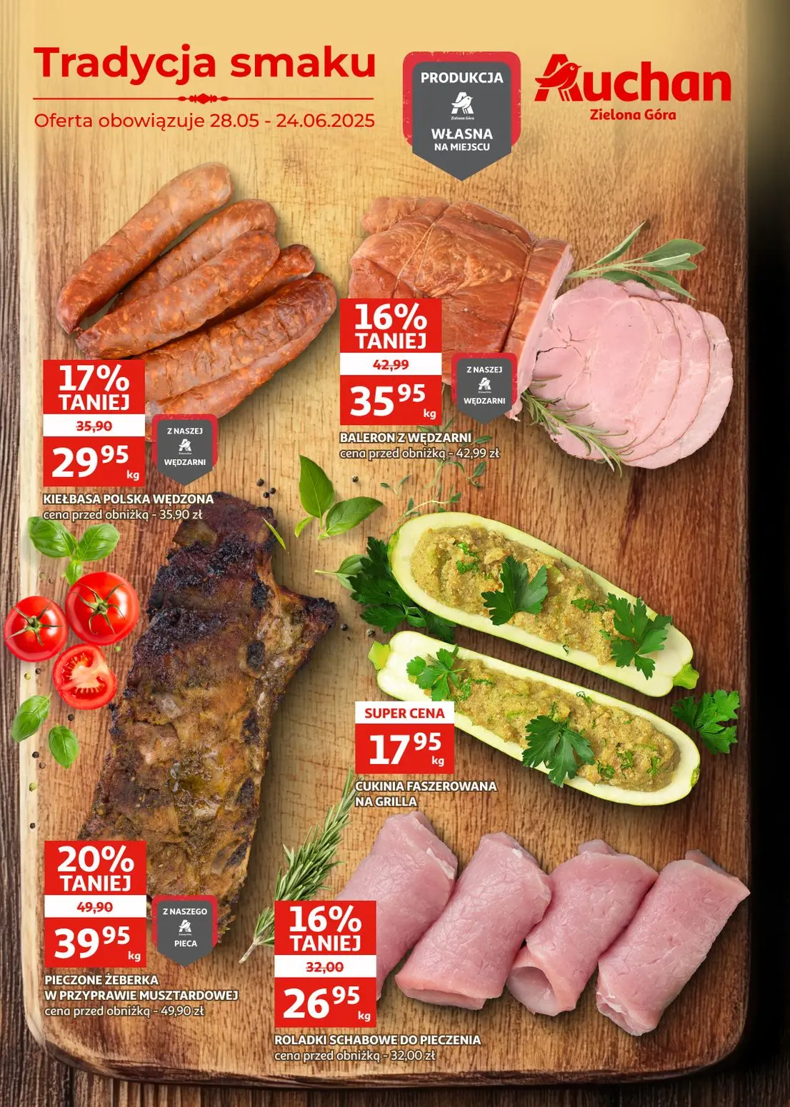 gazetka promocyjna Auchan Tradycja smaku - Zielona Góra - Strona 1