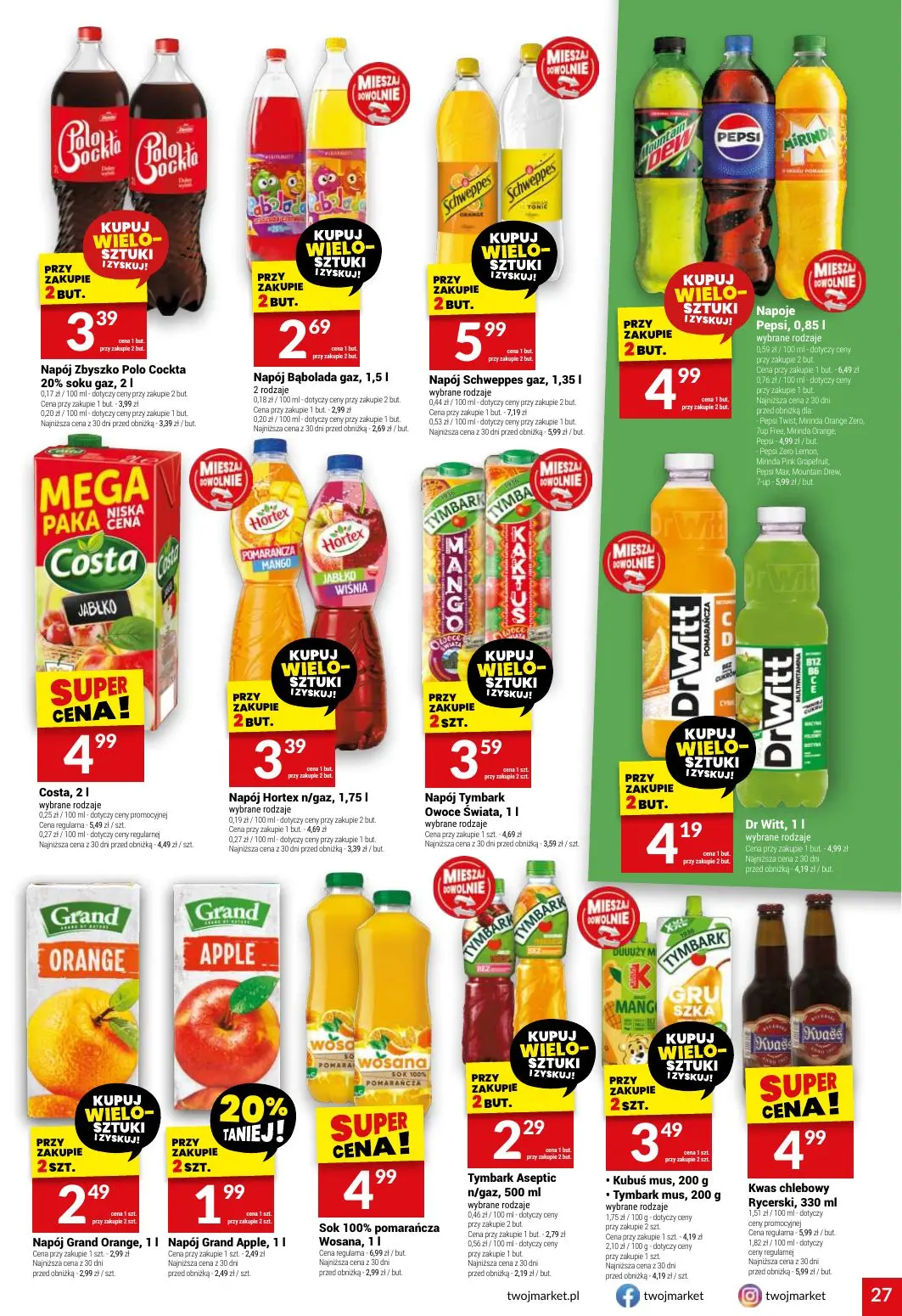 gazetka promocyjna Twój Market Zawsze po drodze! - Strona 27