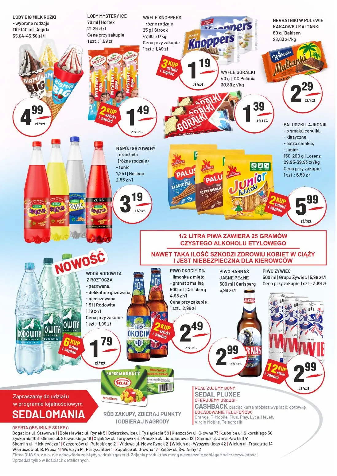 gazetka promocyjna Sedal Sklepy spożywcze - Strona 4