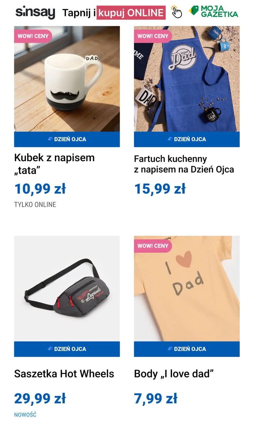 gazetka promocyjna Sinsay Tylko dla TATY! - Strona 4
