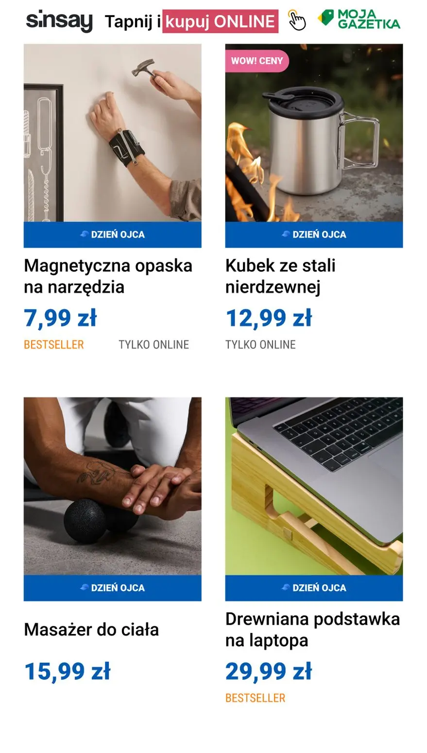gazetka promocyjna Sinsay Tylko dla TATY! - Strona 6
