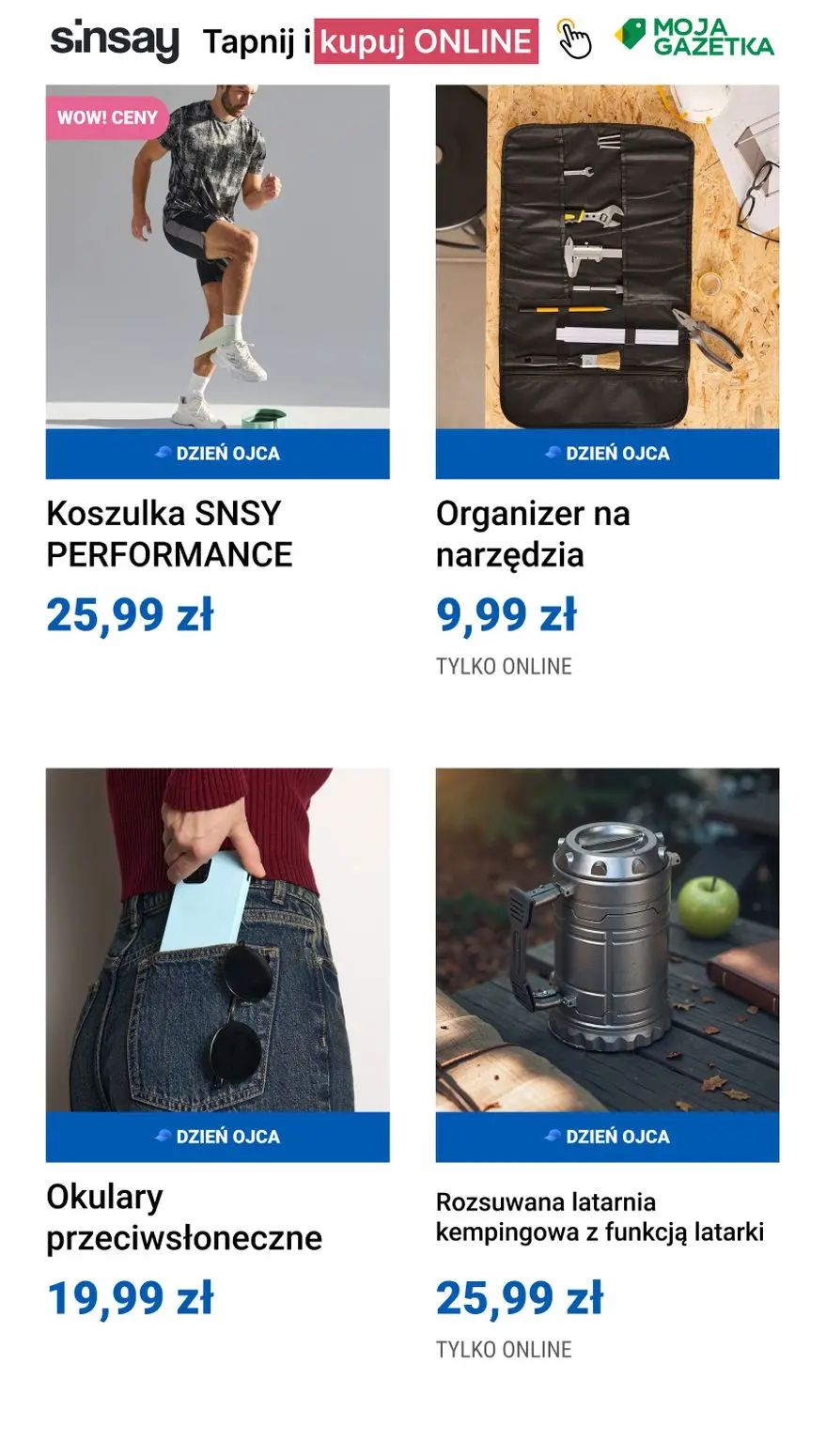 gazetka promocyjna Sinsay Tylko dla TATY! - Strona 10