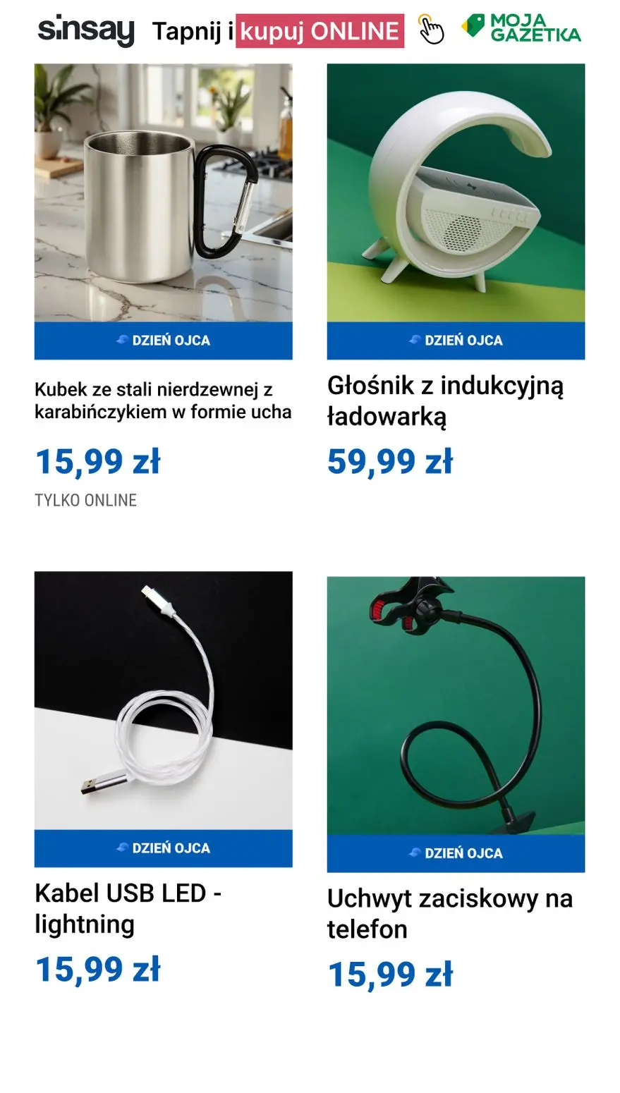 gazetka promocyjna Sinsay Tylko dla TATY! - Strona 11