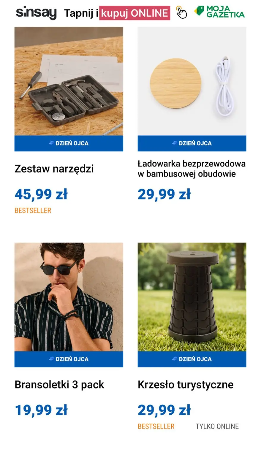 gazetka promocyjna Sinsay Tylko dla TATY! - Strona 13