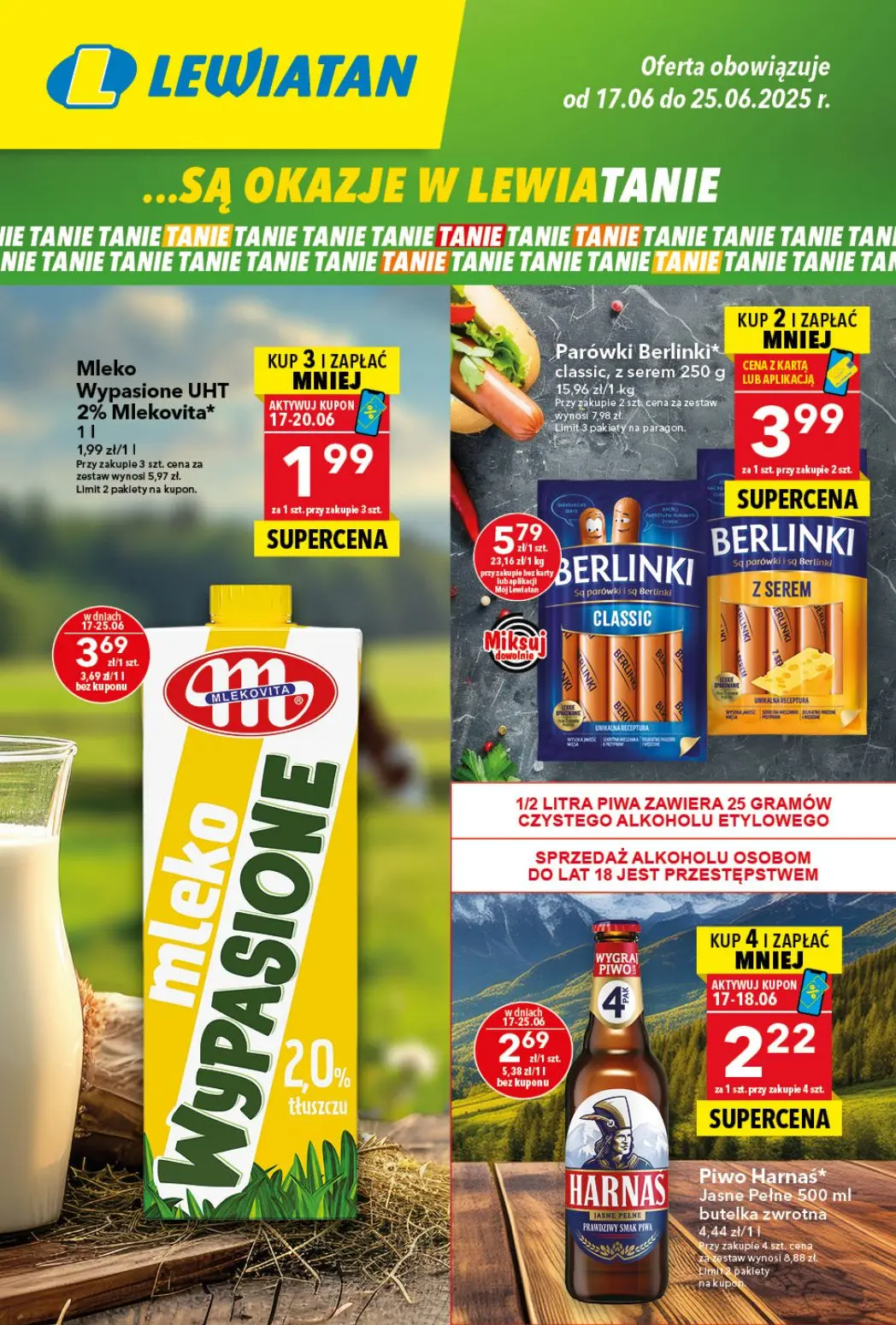 gazetka promocyjna LEWIATAN Są okazje w Lewiatanie - Strona 1