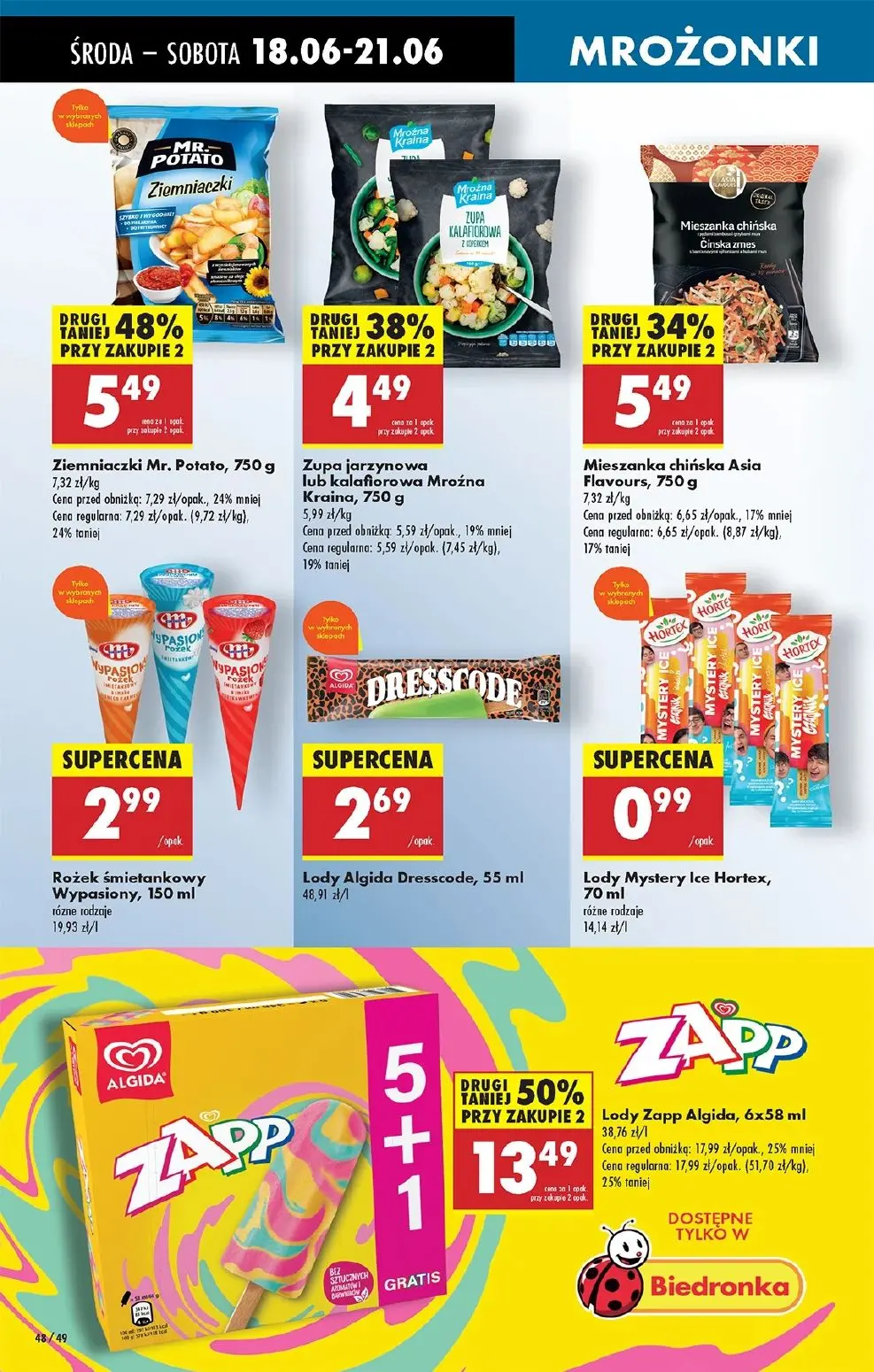 gazetka promocyjna Biedronka Lada tradycyjna. Od środy - Strona 50