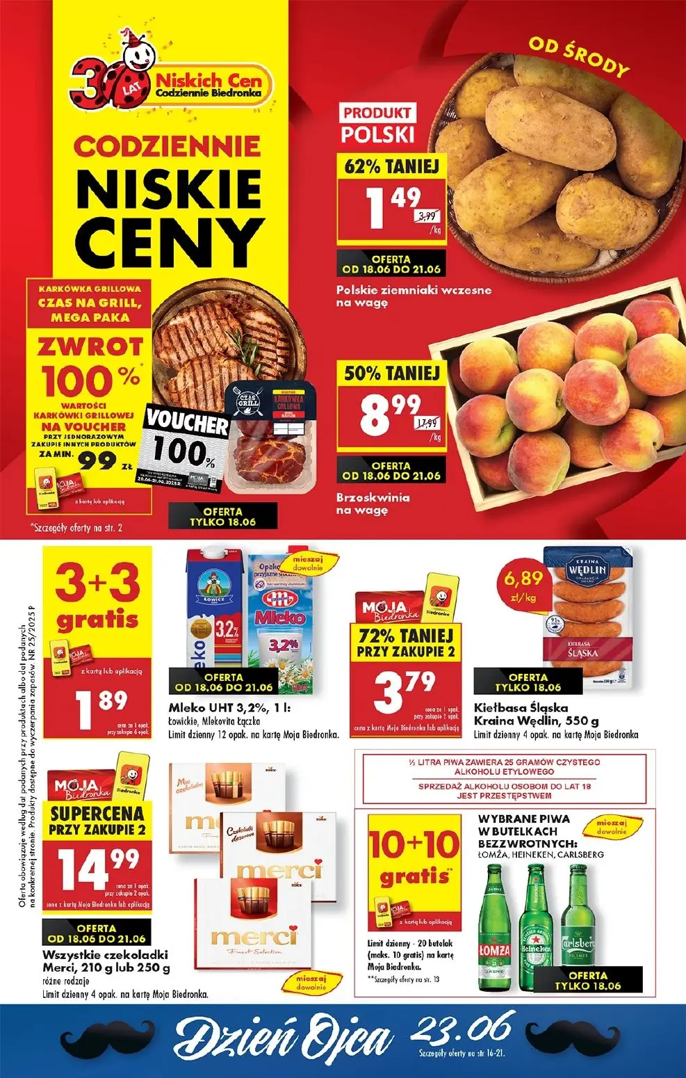 gazetka promocyjna Biedronka Od środy - Strona 1