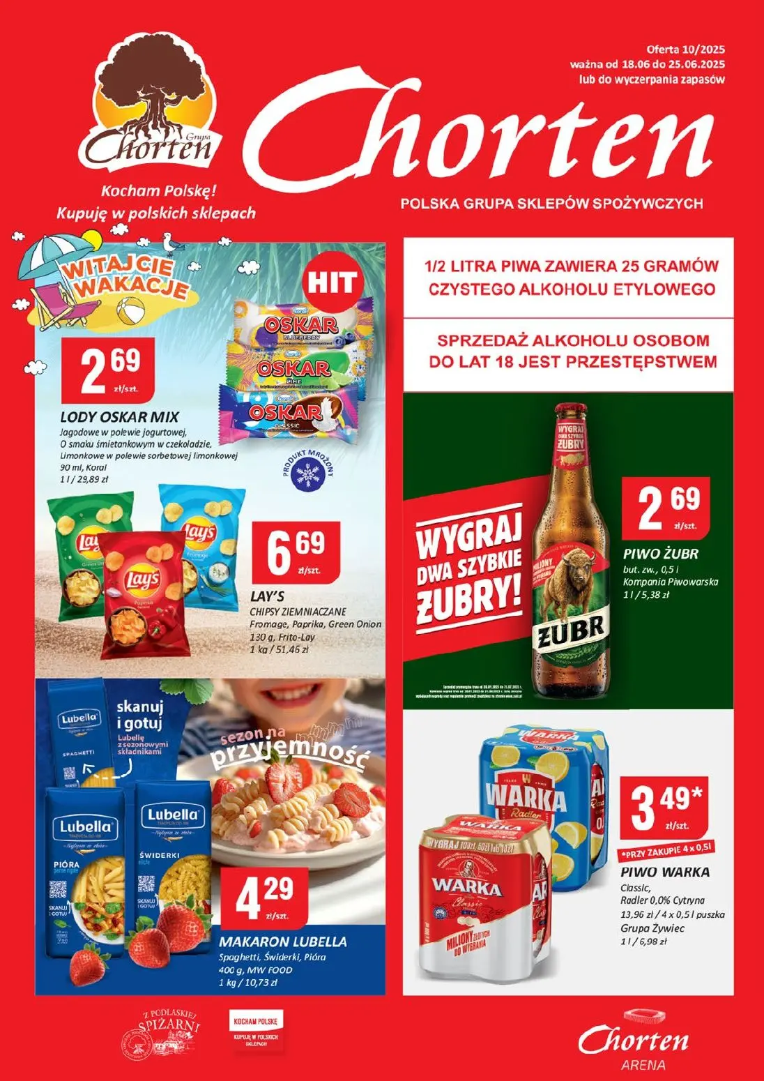 gazetka promocyjna Chorten Łódzkie - minimarket - Strona 1