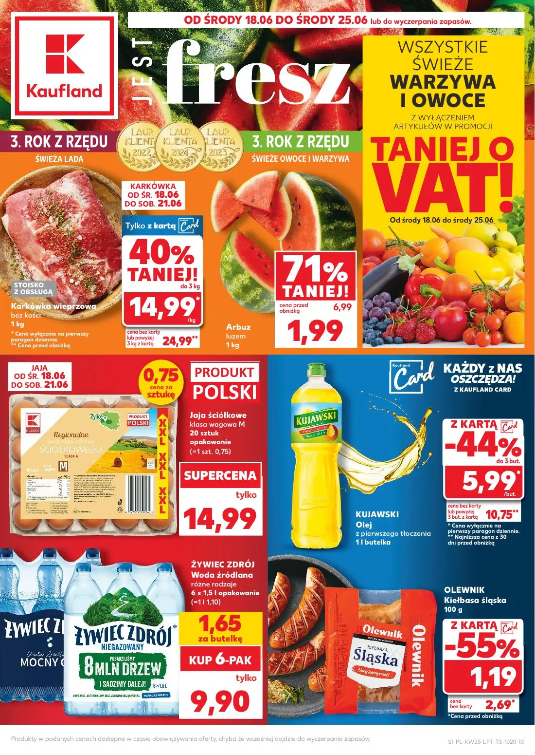 gazetka promocyjna Kaufland Jest fresz - Strona 1