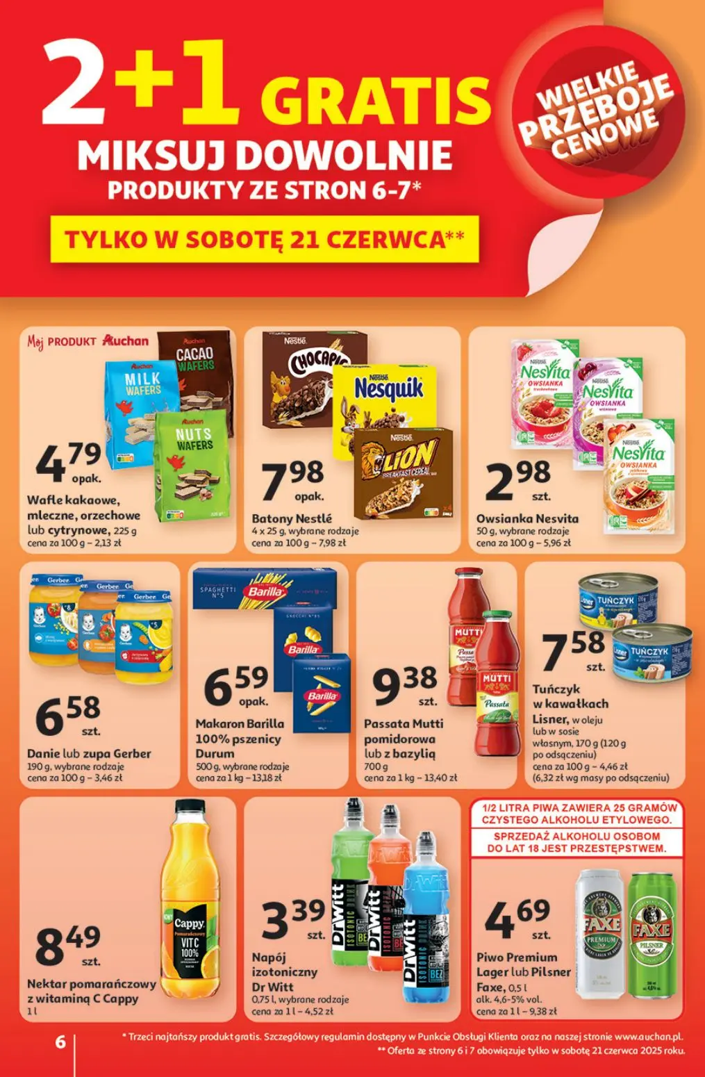 gazetka promocyjna Auchan Jak pragnę Lata - Strona 6