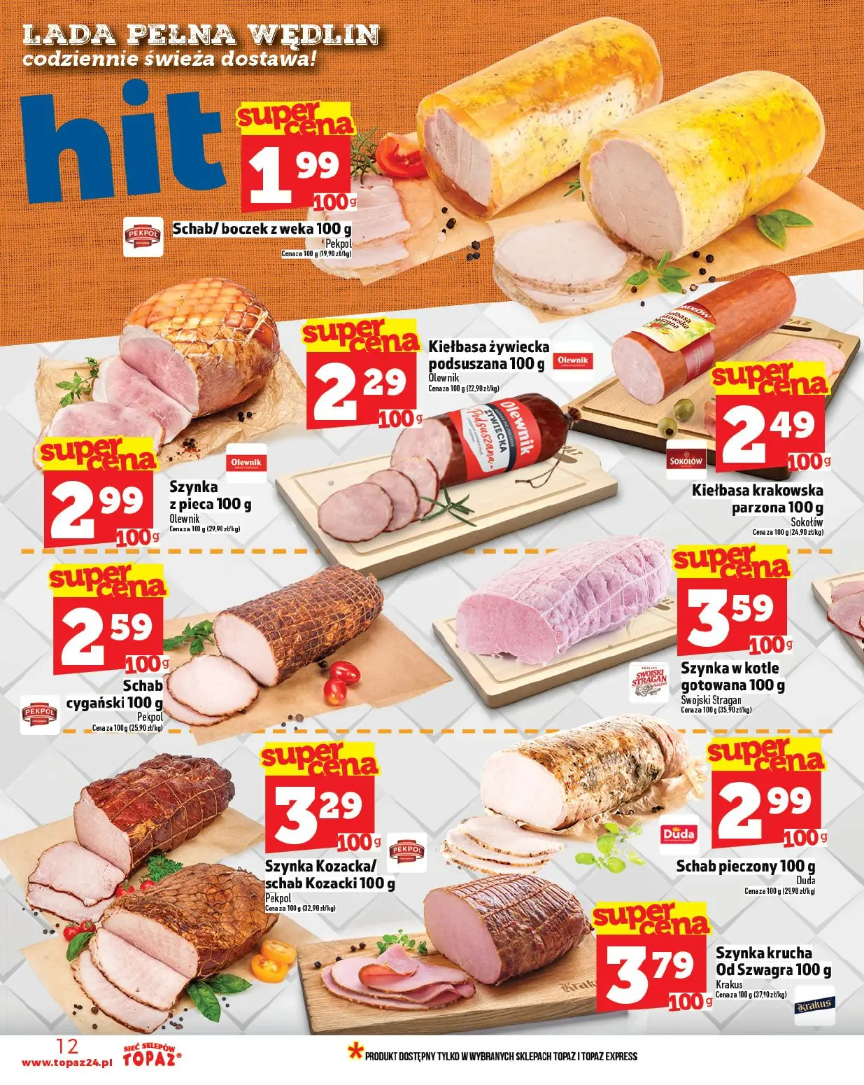 gazetka promocyjna Topaz Mińsk mazowiecki - Strona 12