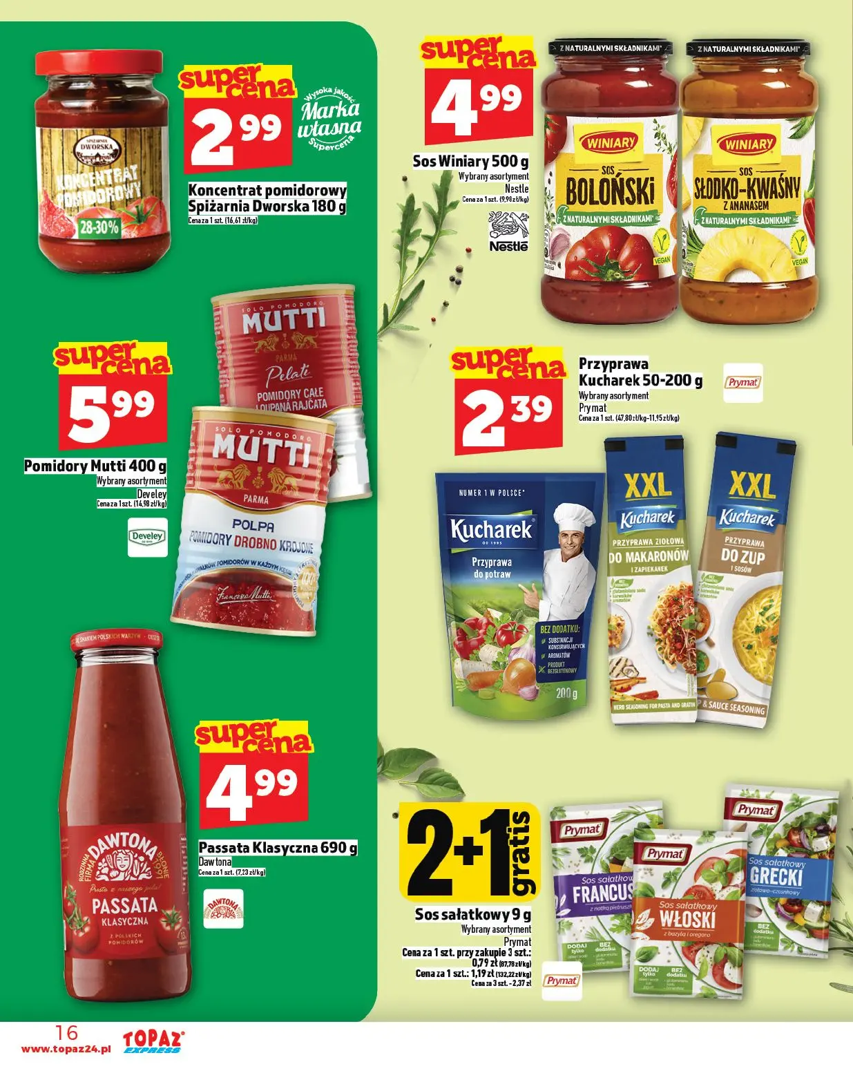 gazetka promocyjna Topaz Express - Strona 16