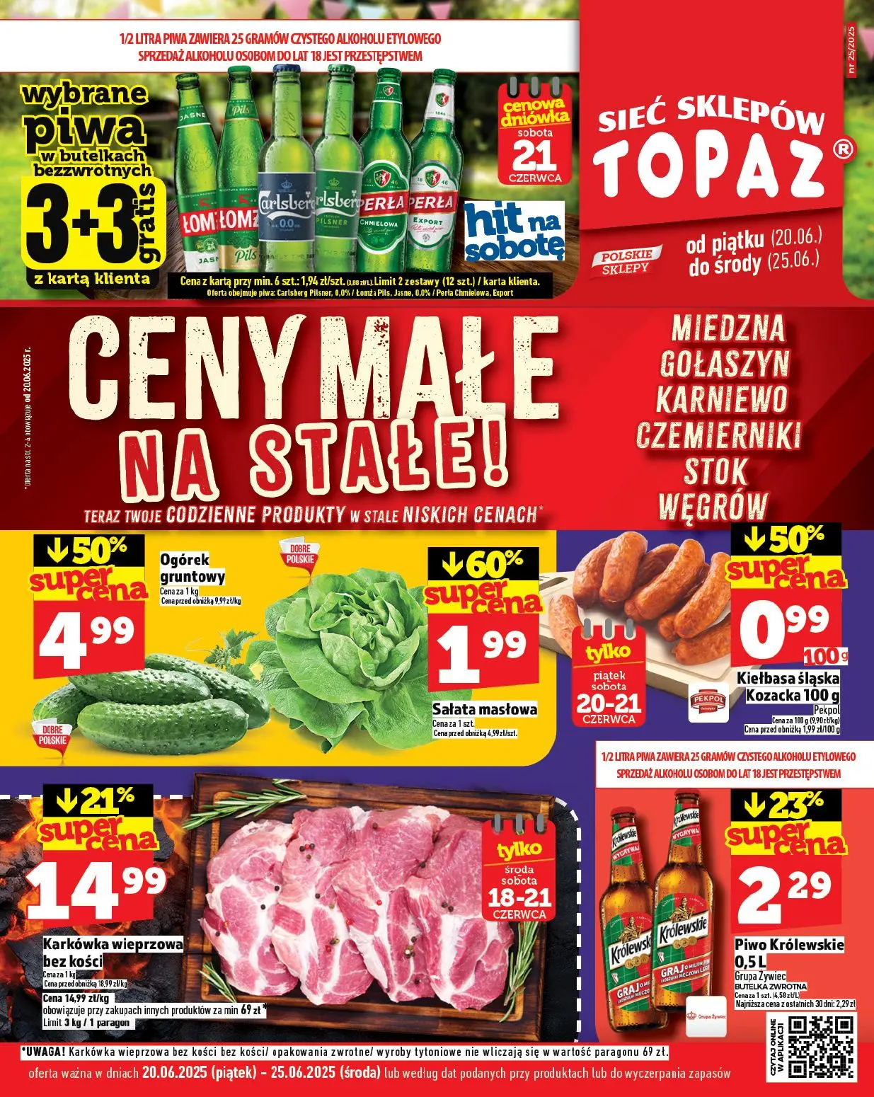 gazetka promocyjna Topaz Ceny małe - Strona 1