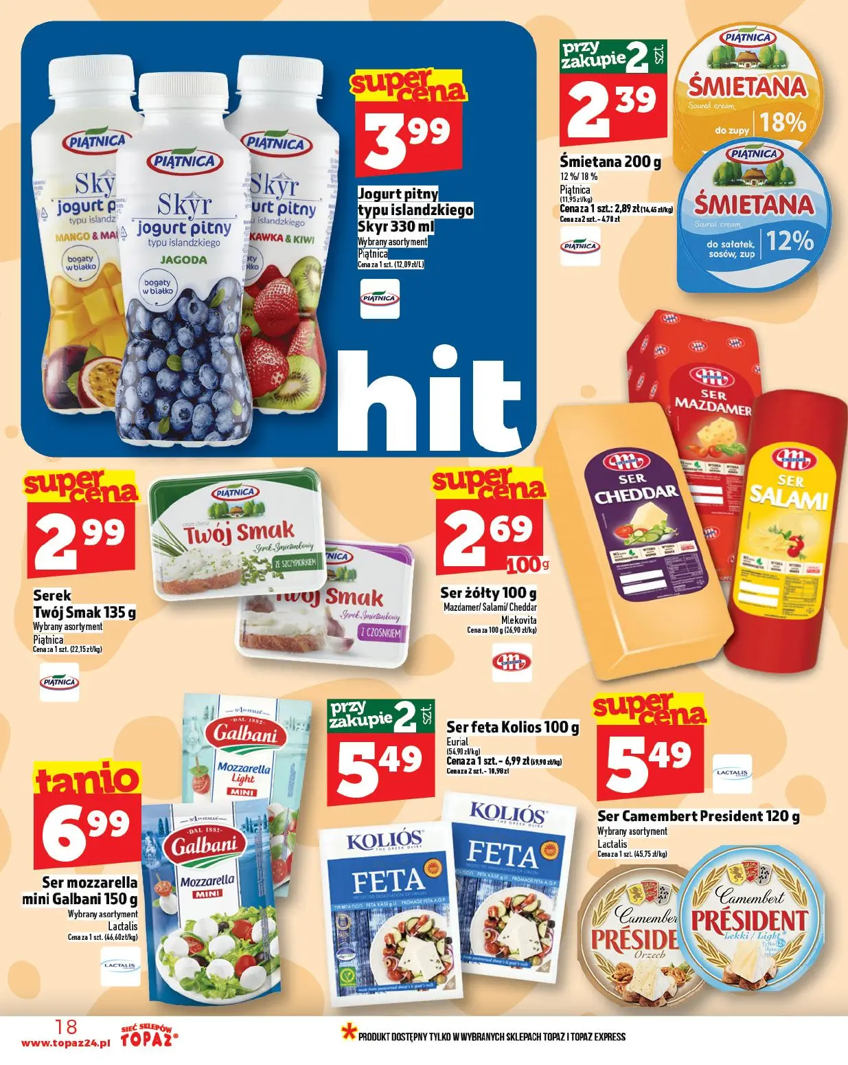 gazetka promocyjna Topaz Ceny małe - Strona 18