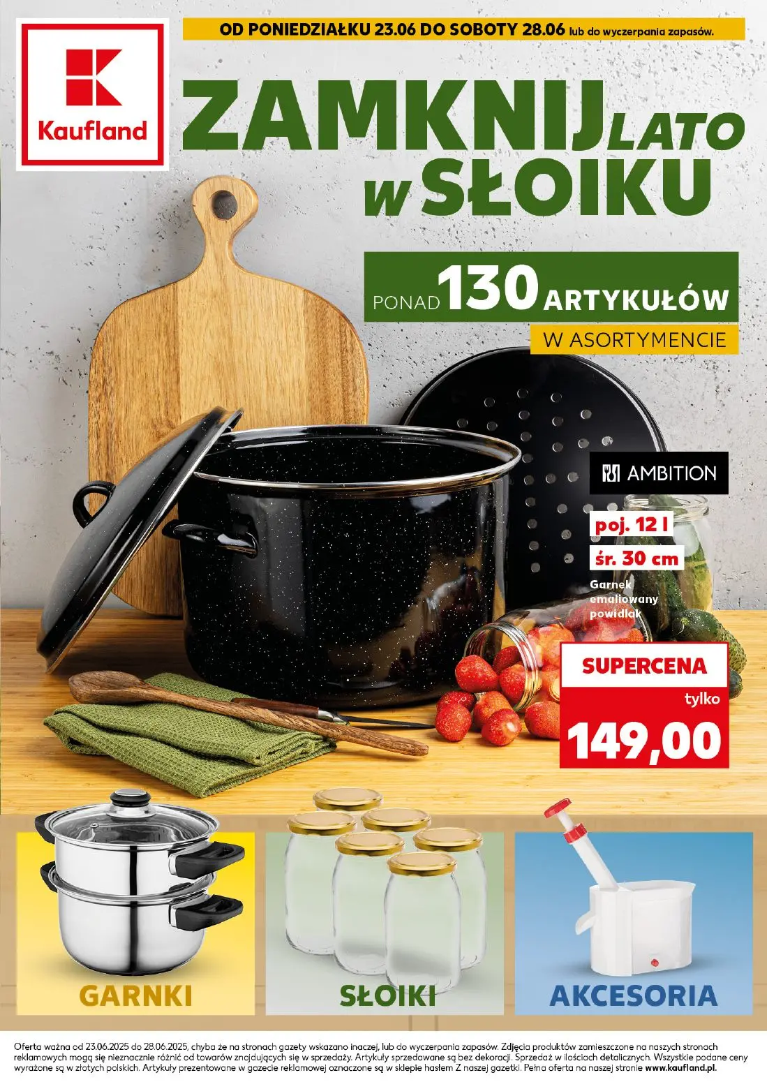 gazetka promocyjna Kaufland Zamknij lato w słoiku - Strona 1