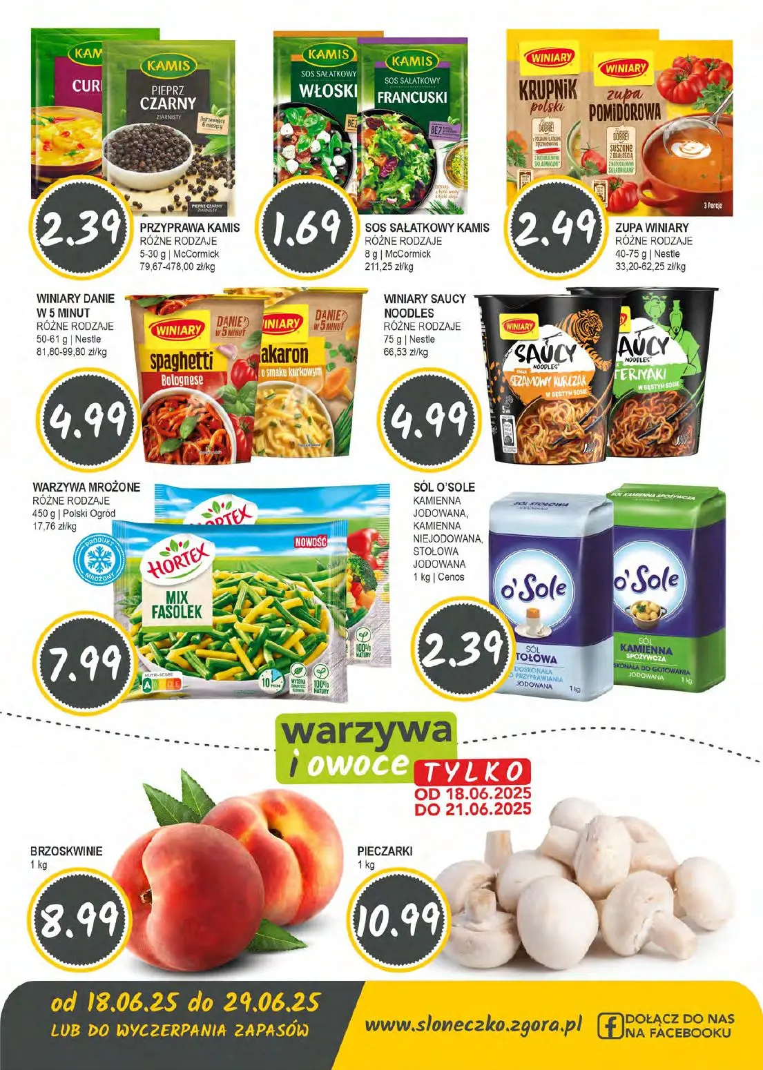 gazetka promocyjna Słoneczko Sklepy własne - województwo lubuskie, dolnośląskie i wielkopolskie - Strona 5