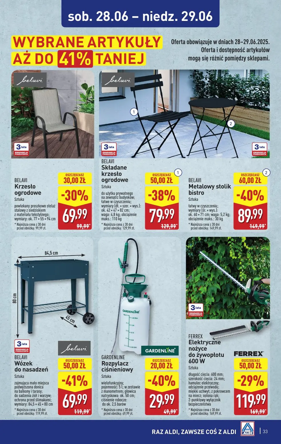 gazetka promocyjna ALDI Od poniedziałku do niedzieli - Strona 33