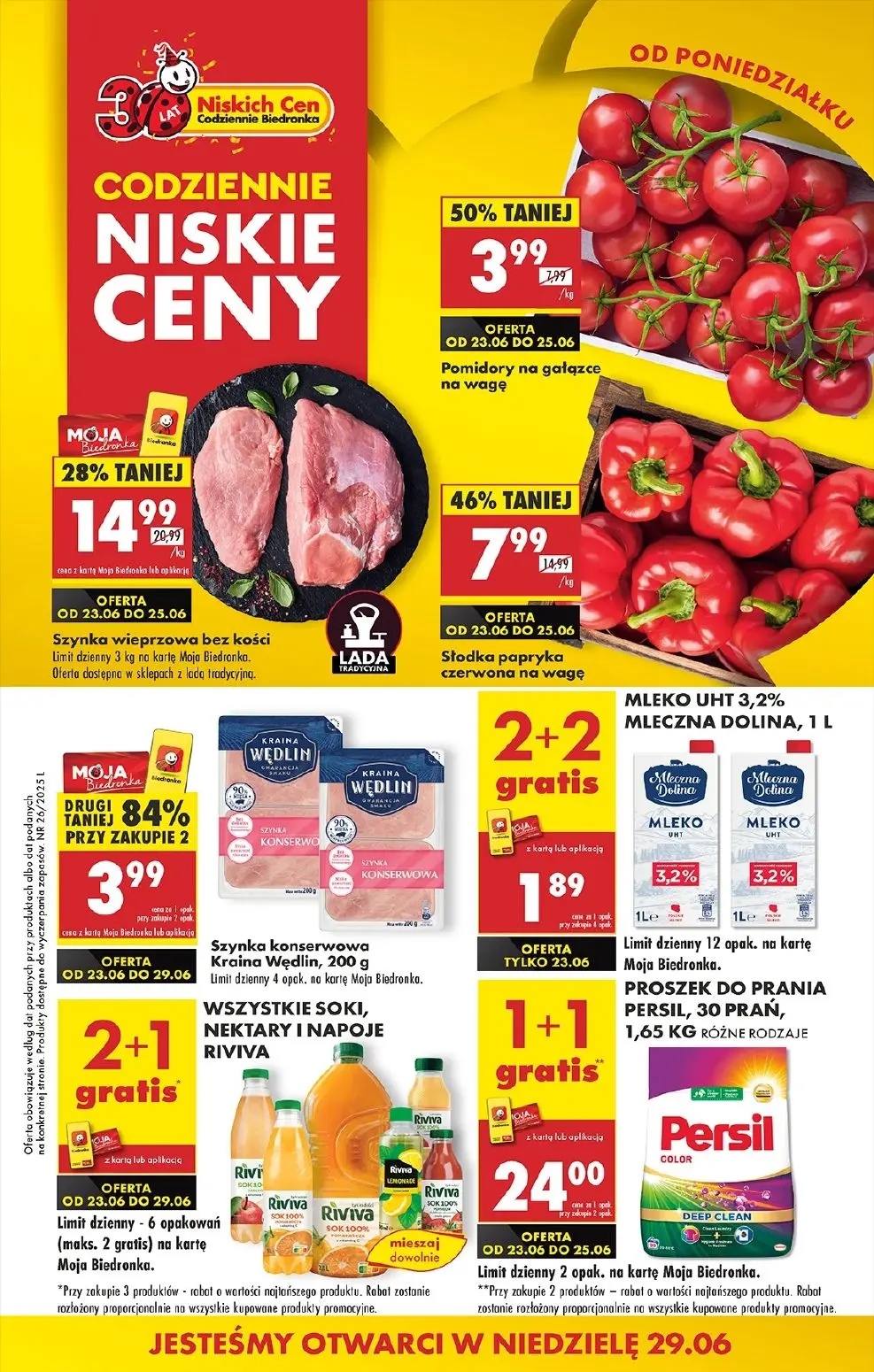 gazetka promocyjna Biedronka Od poniedziałku. Lada tradycyjna - Strona 1