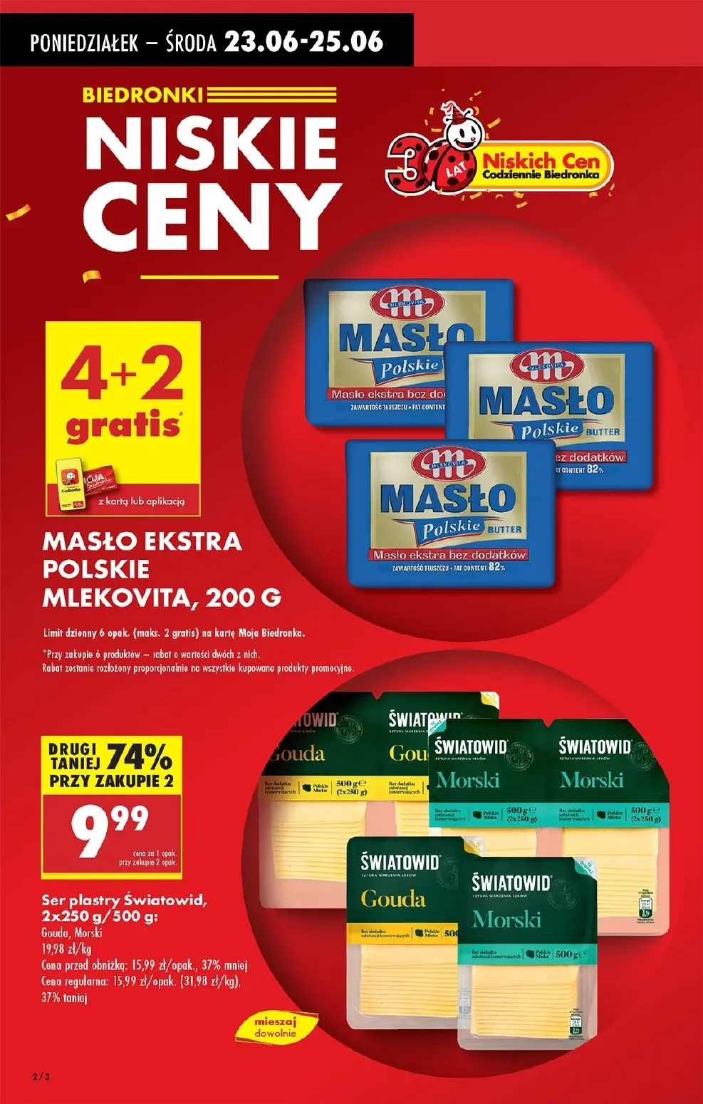 gazetka promocyjna Biedronka Od poniedziałku. Lada tradycyjna - Strona 2