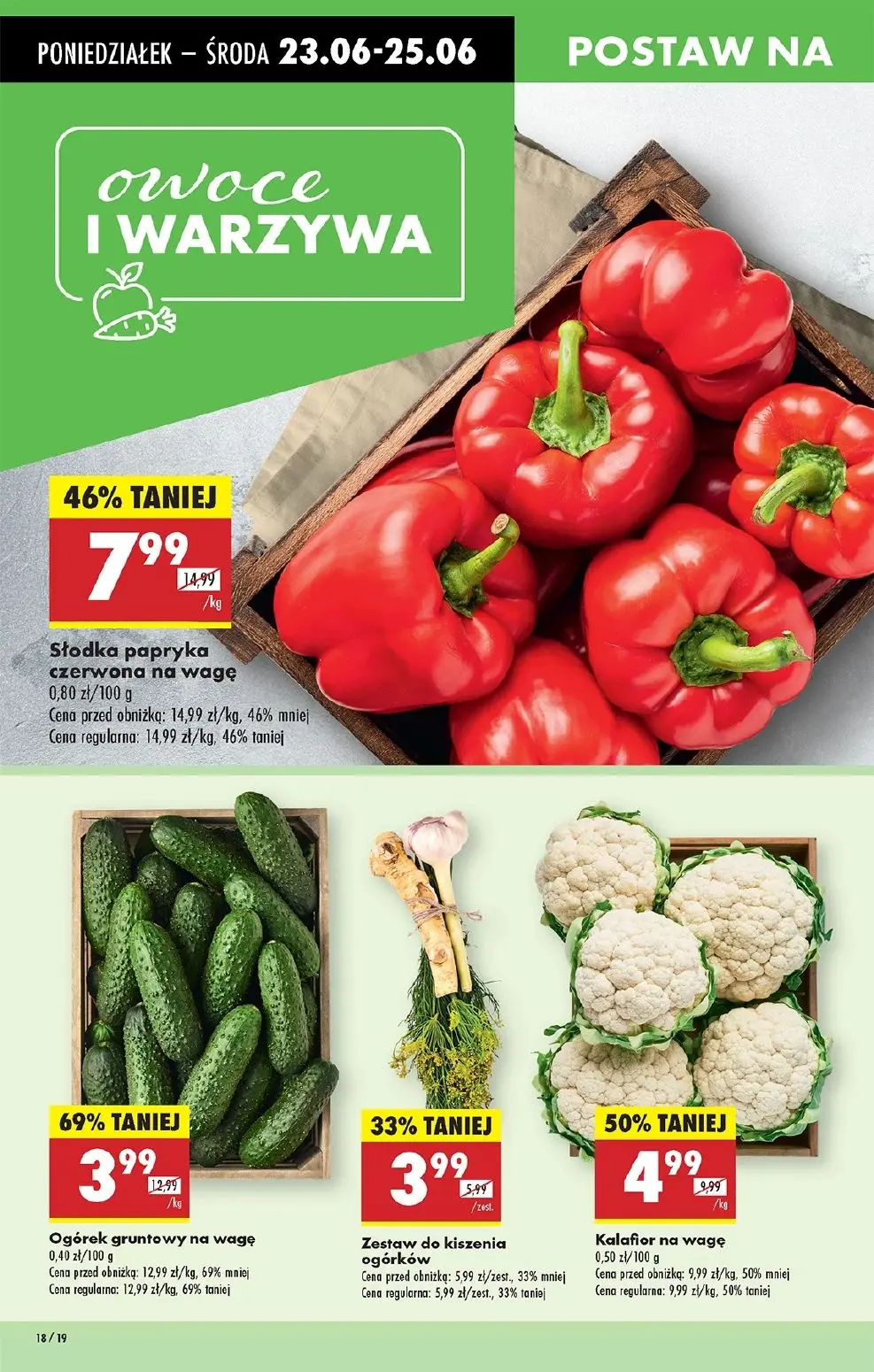 gazetka promocyjna Biedronka Od poniedziałku. Lada tradycyjna - Strona 18